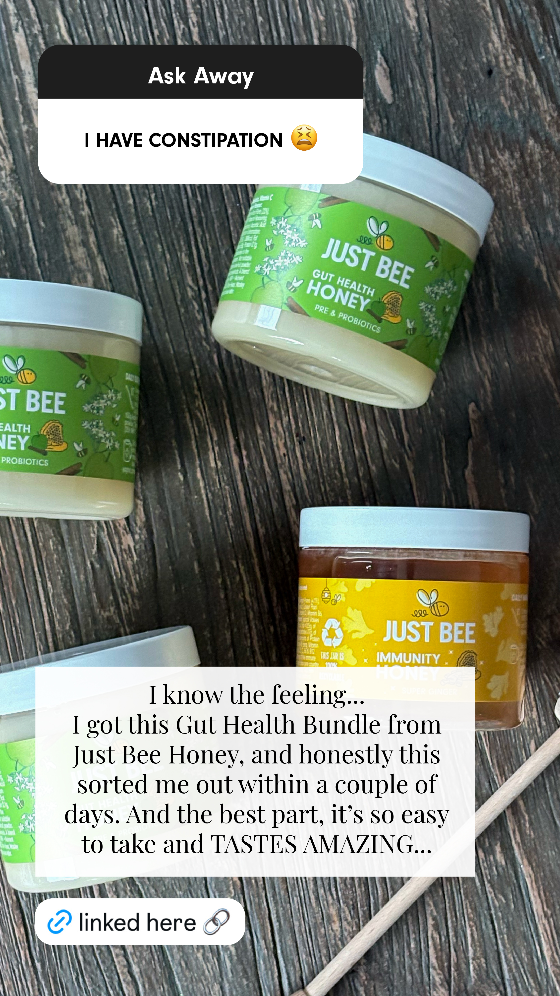 Just Bee Honey Facebook ad