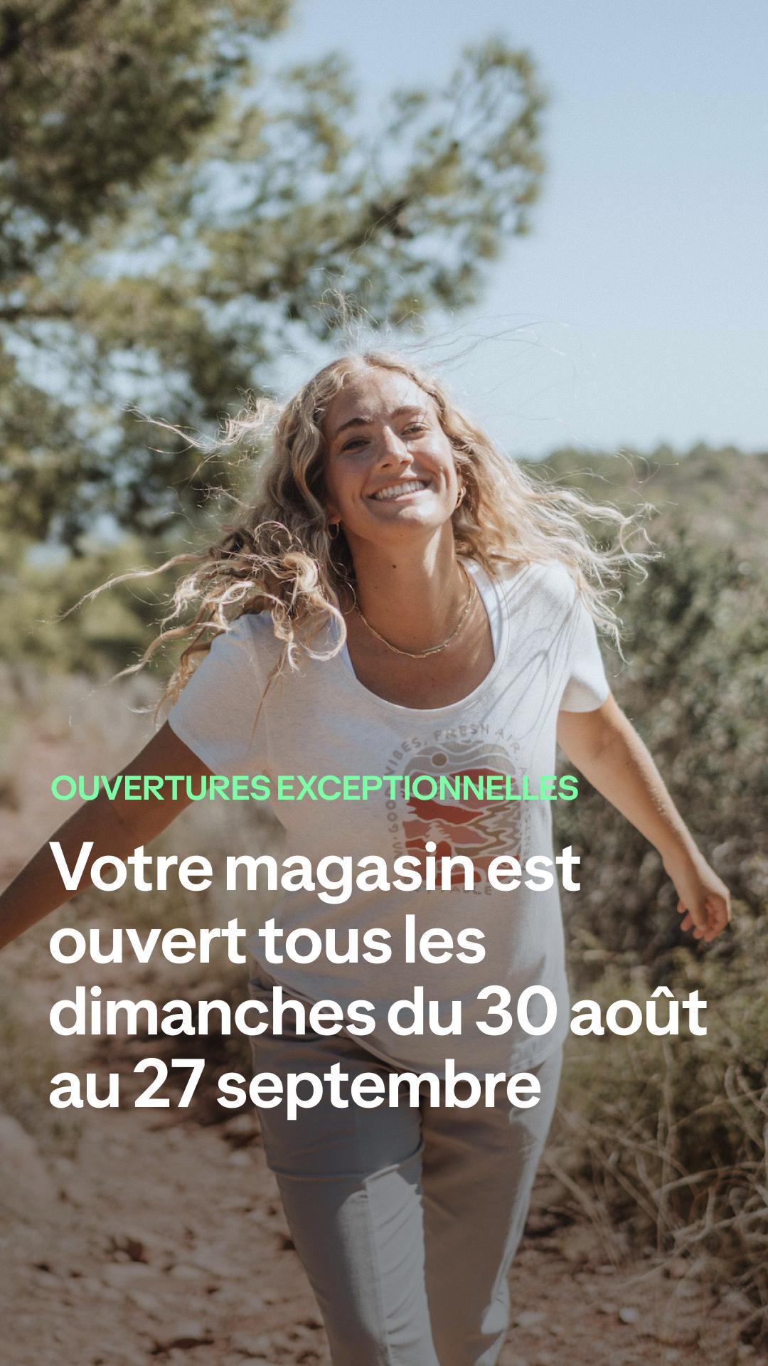 Decathlon Paris Wagram Facebook ad: Hâte de vous voir!