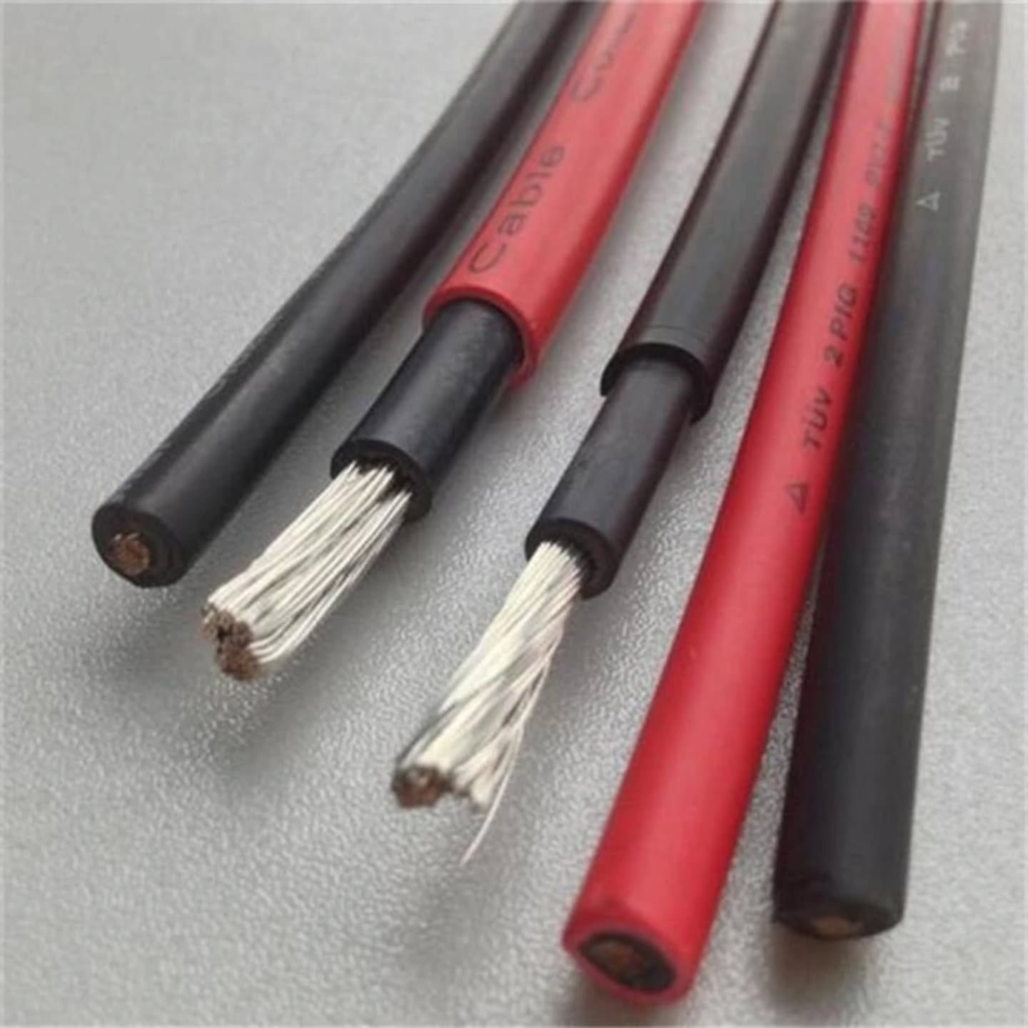 wubaicablewire Facebook ad: 4mm2,6mm2,10mm2,16mm2,25mm2 red, black EN50618 H1Z2Z2-K…
