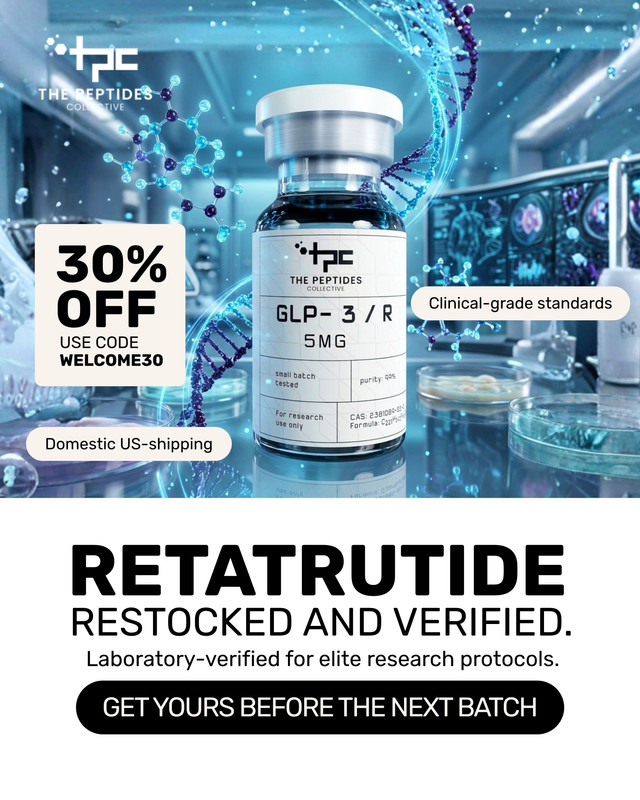 The Peptides Collective Facebook ad from Jun 3, 2026