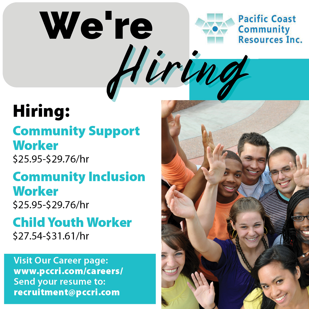 Victoria News Facebook ad: Pacific Coast Community Services
