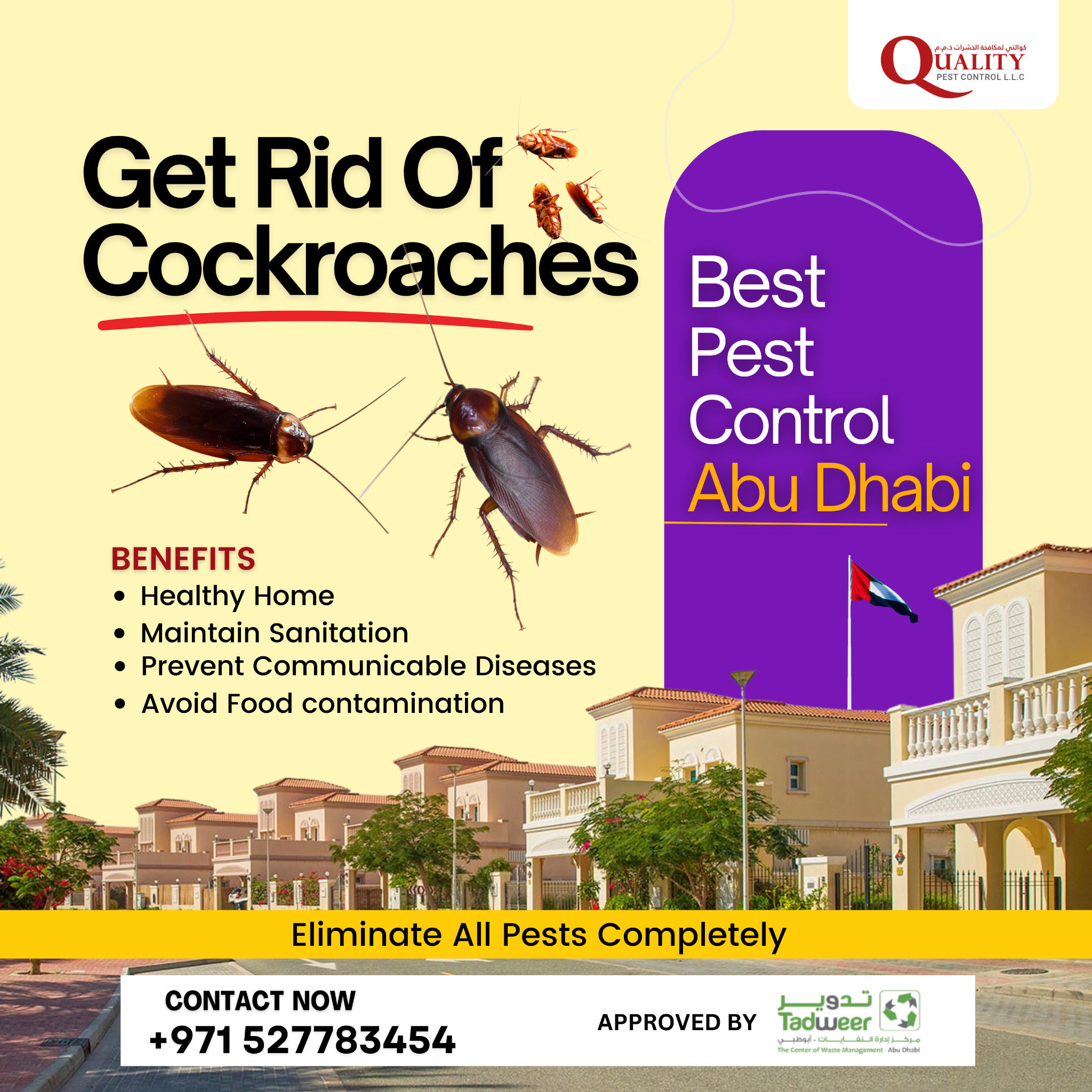 Quality Pest Control-UAE Facebook ad