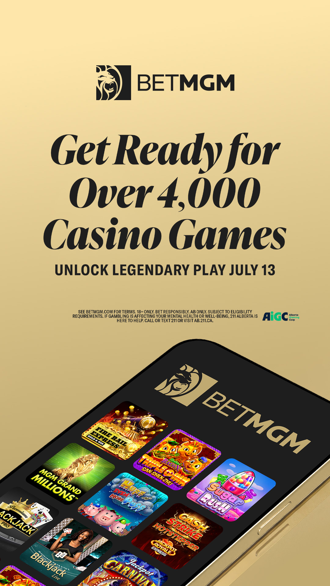 BetMGM Casino Facebook ad