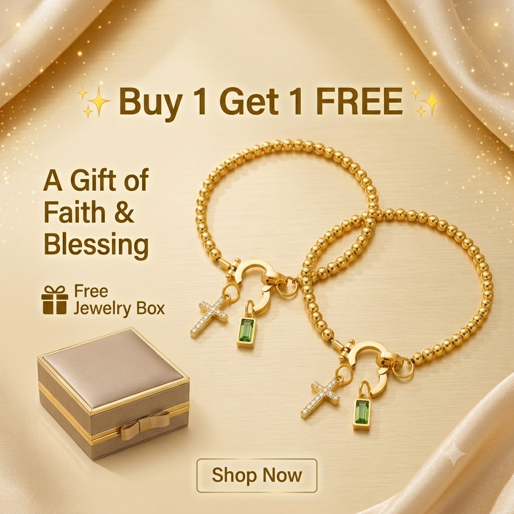 LOZT&Chichic Jewelry Facebook ad: Wear your faith, carry your story, and shine every day.