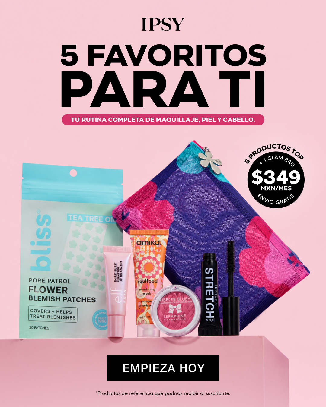 IPSY.Mex Facebook ad