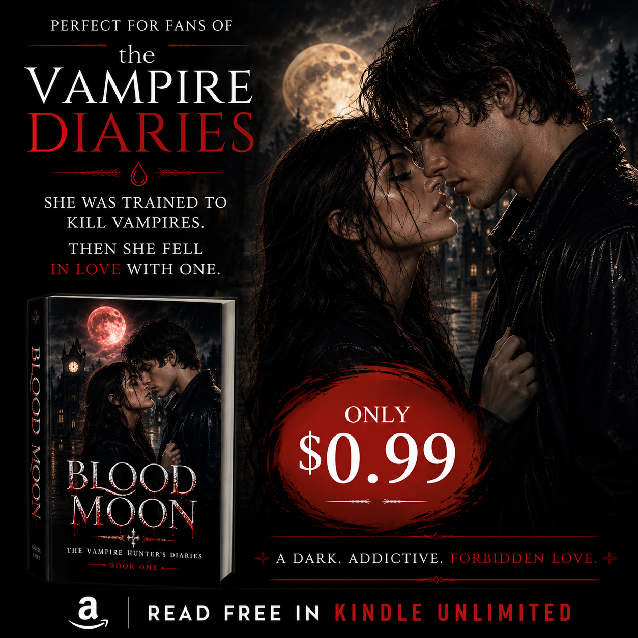 David Clark - Author Facebook ad: Read for Free in Kindle Unlimited!