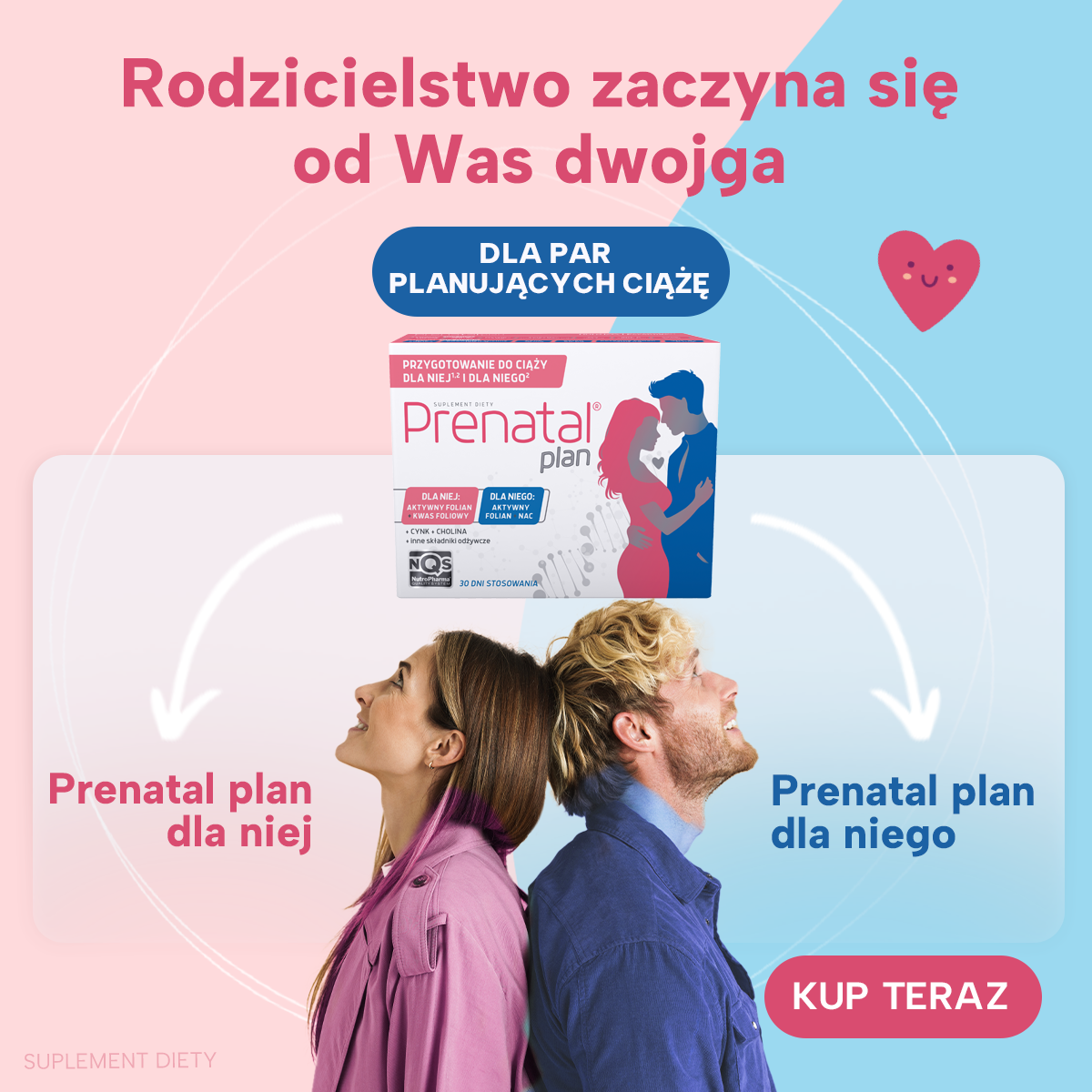 Jesteś moim pępkiem świata Facebook ad