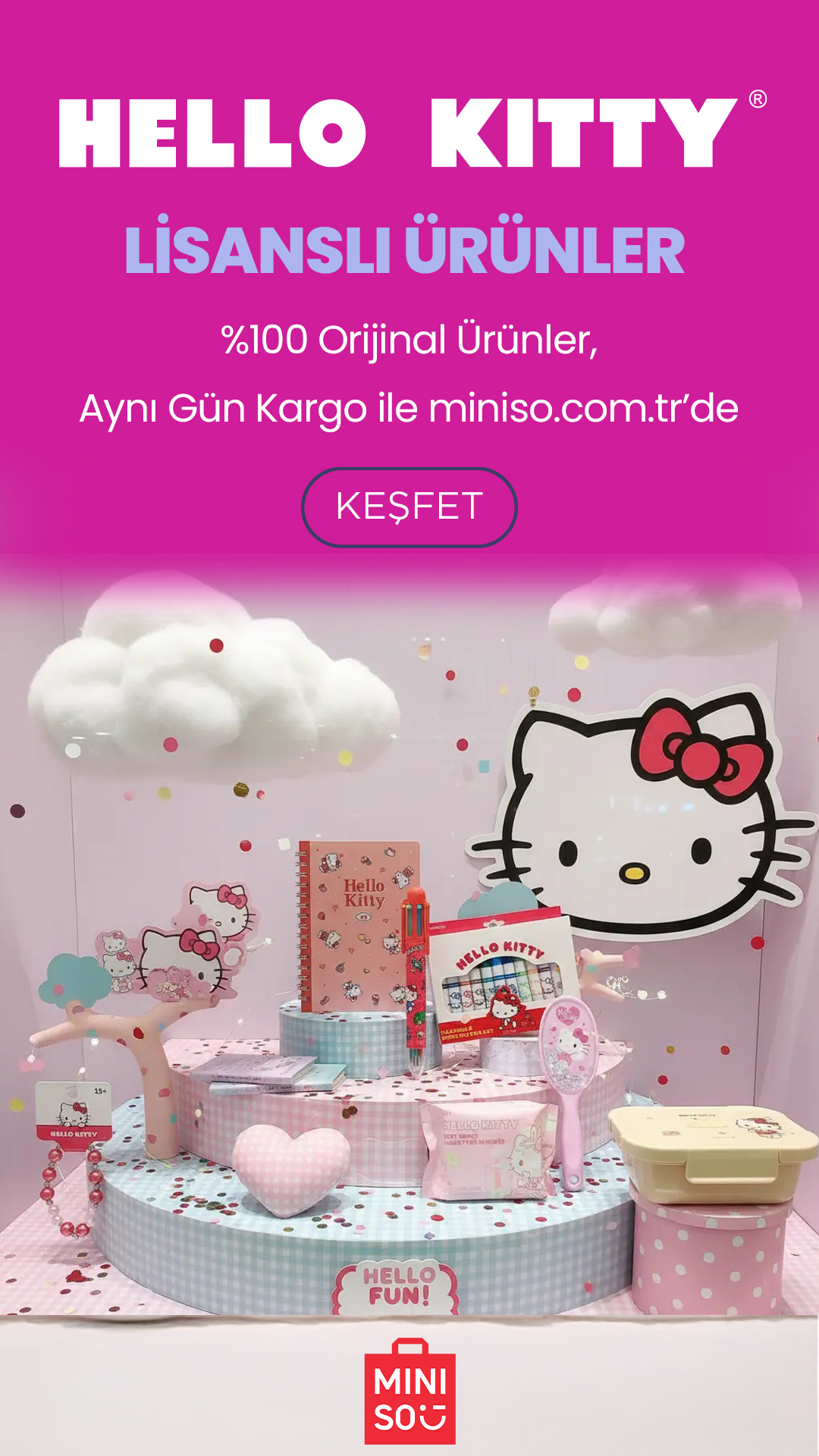 Miniso Turkey Facebook ad