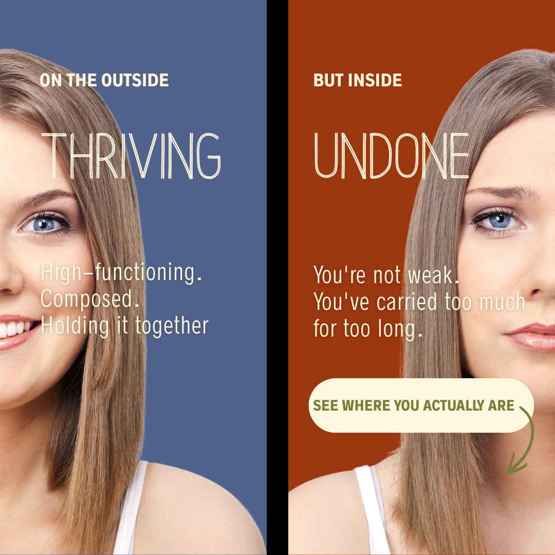 Amanda Perry Facebook ad: Free Burnout Assessment