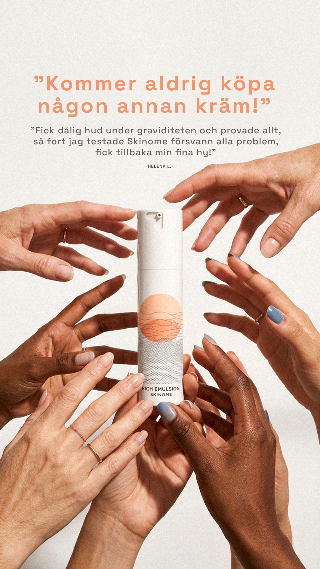 Skinome Facebook ad