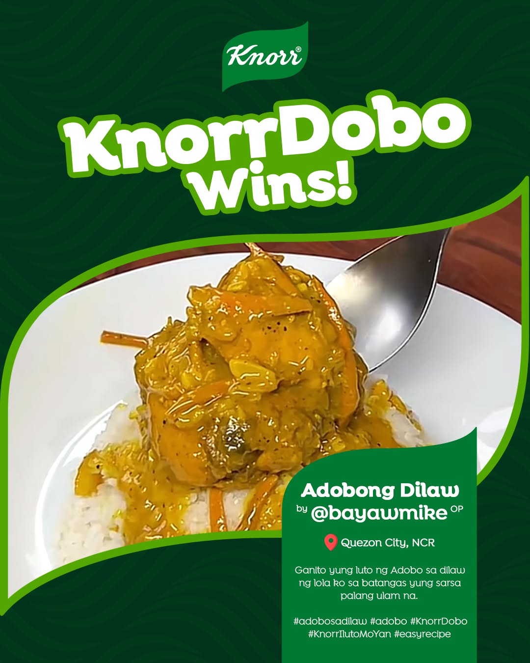 Knorr Philippines Facebook ad