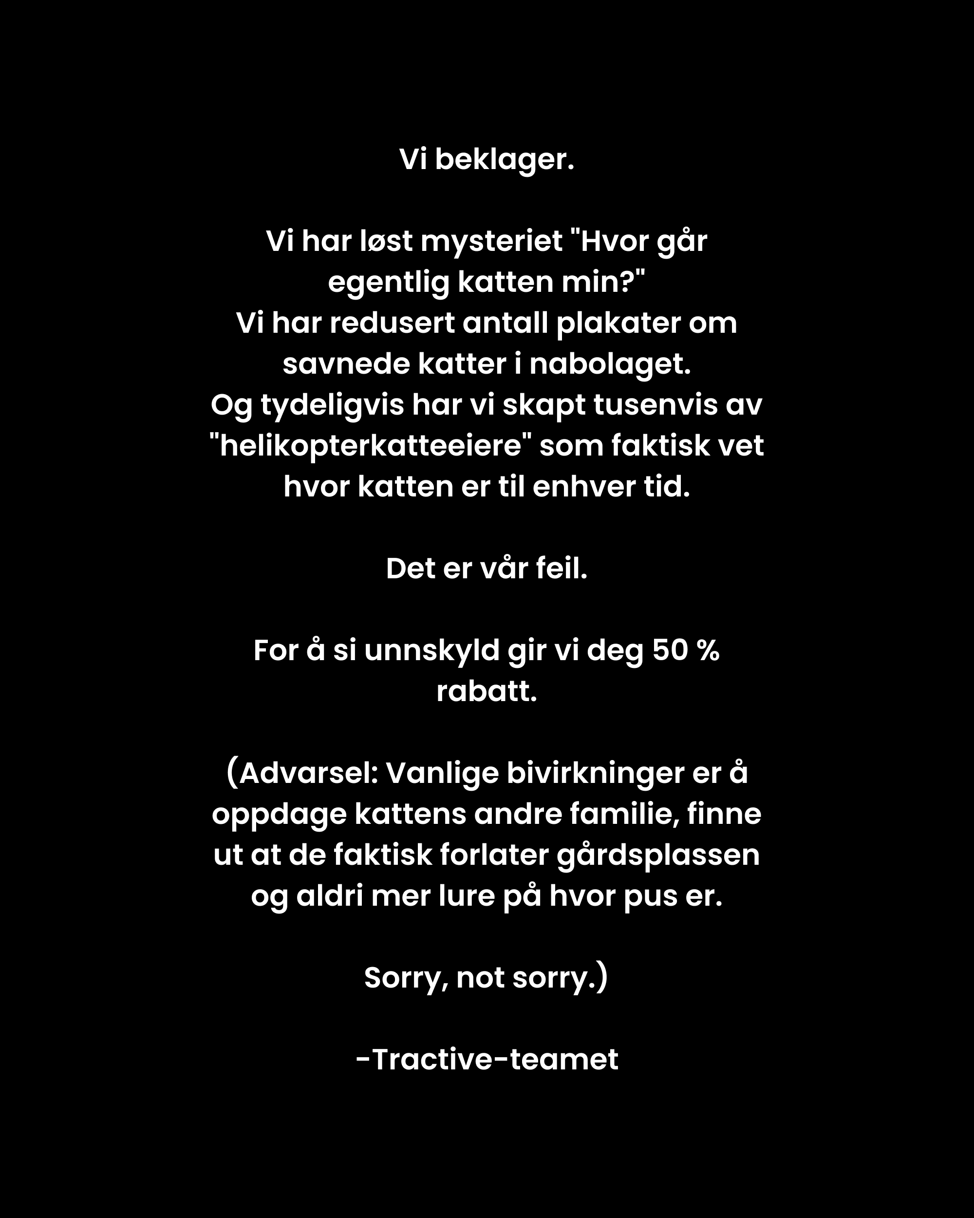 Tractive Facebook ad