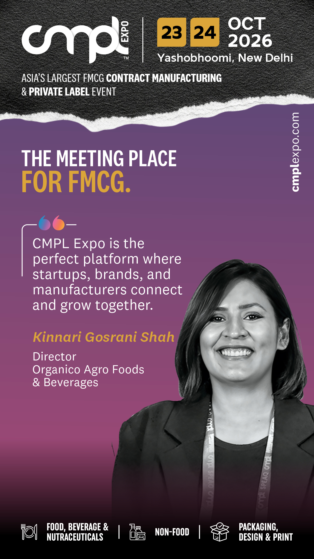 Contract Manufacturing & Private Label Expo Facebook ad