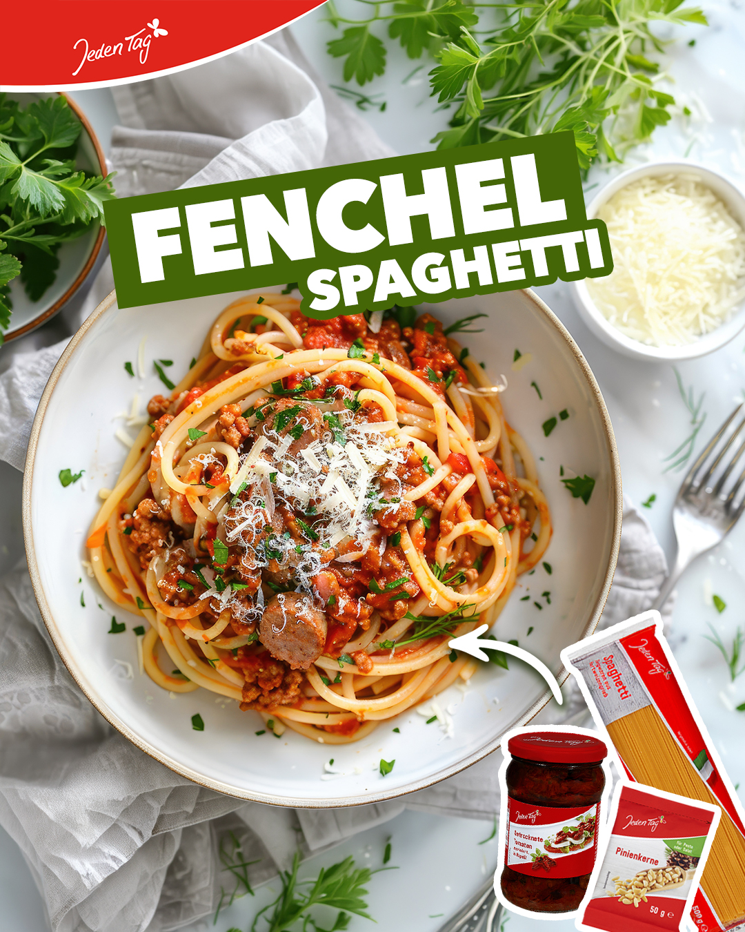 Jeden Tag Facebook ad: Jeden Tag Rezept-Tipp