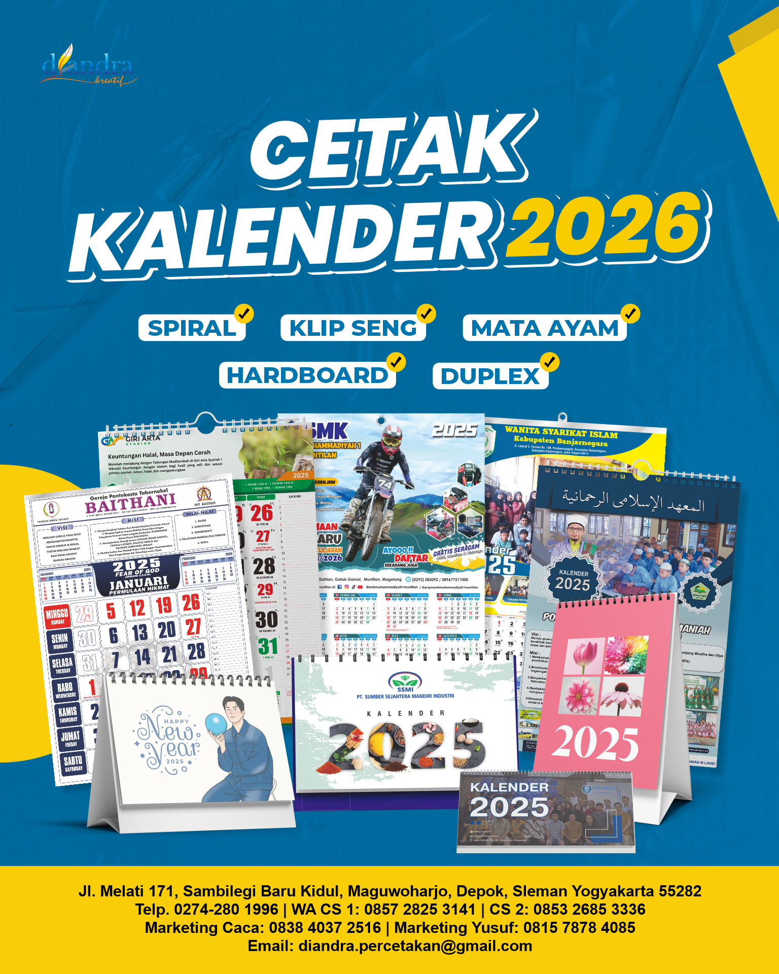 Percetakan Diandra Kreatif Facebook ad: Mari mengobrol bersama kami