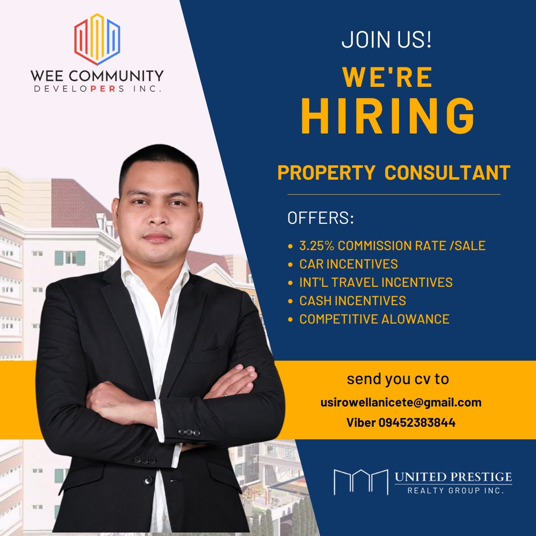 RAU Property Sales Facebook ad: HIRING