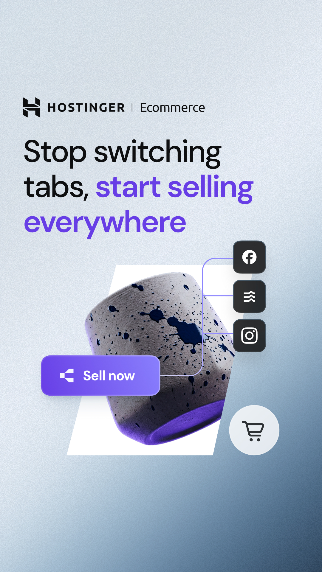 Hostinger Facebook ad from Jul 31, 2026
