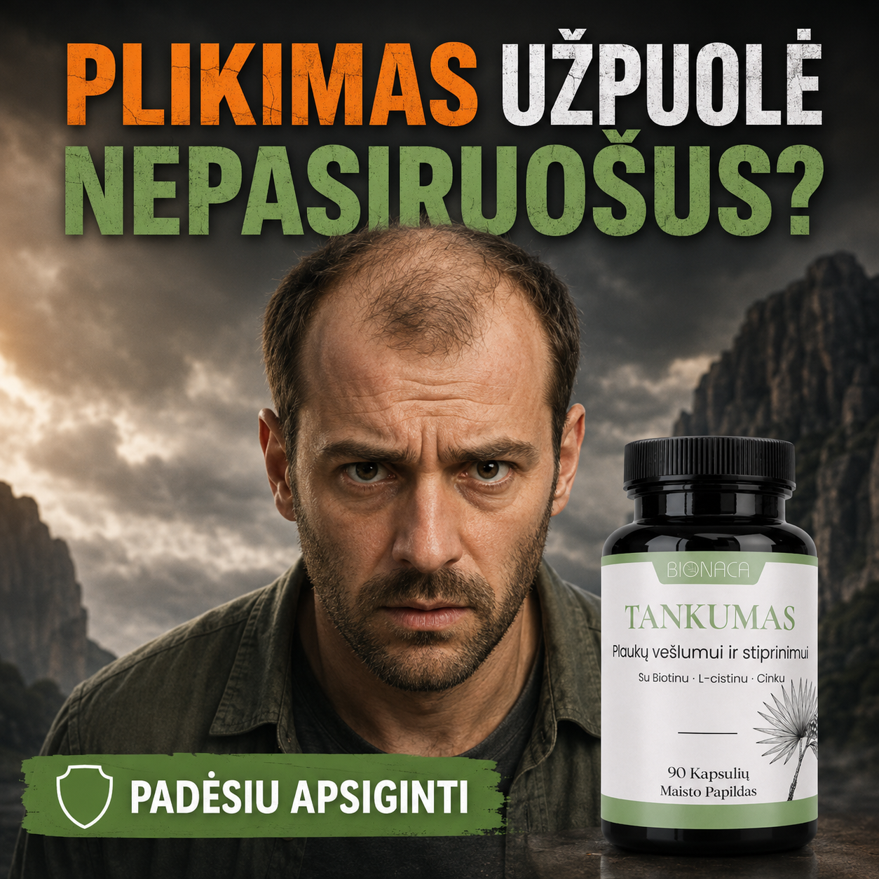 Bionaca Facebook ad: Plikimas užpuolė nepasiruošus? Padėsiu apsiginti