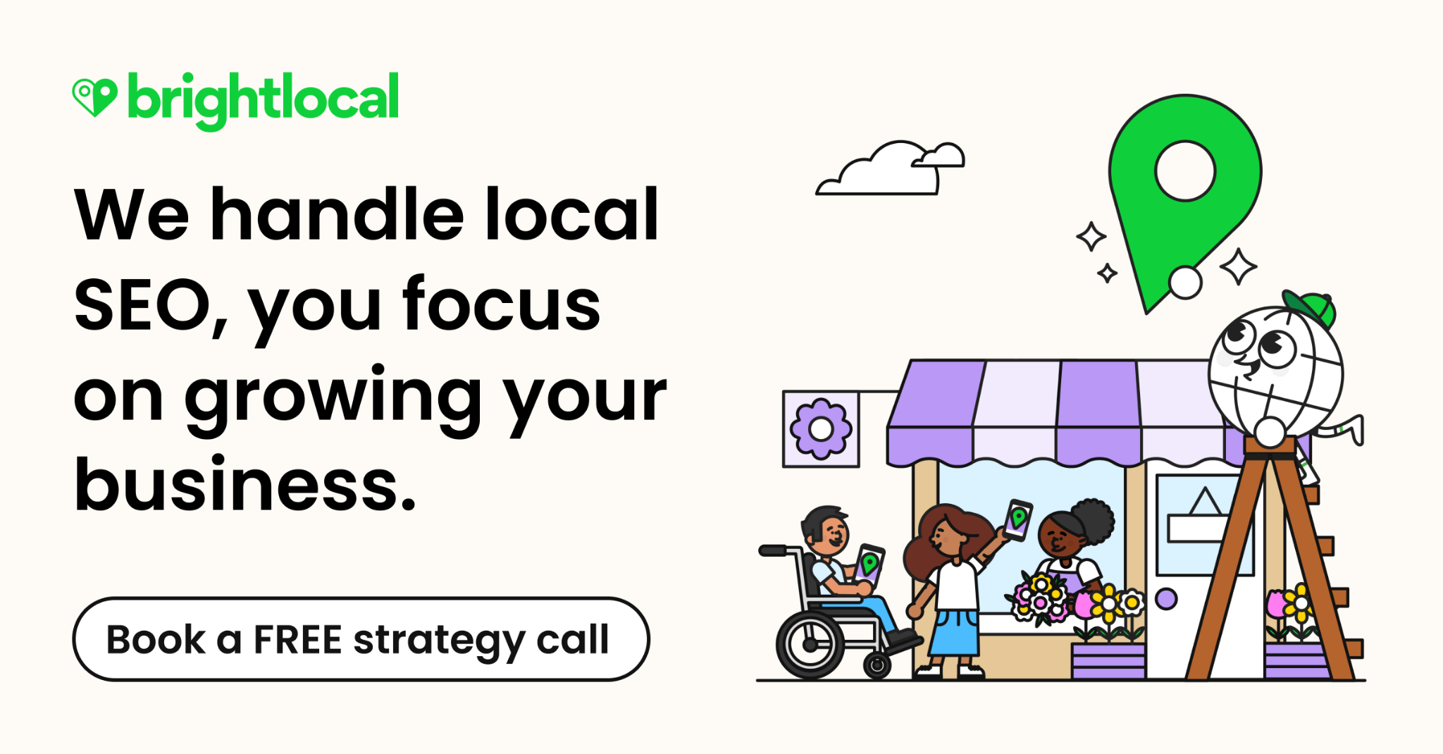 BrightLocal Facebook ad