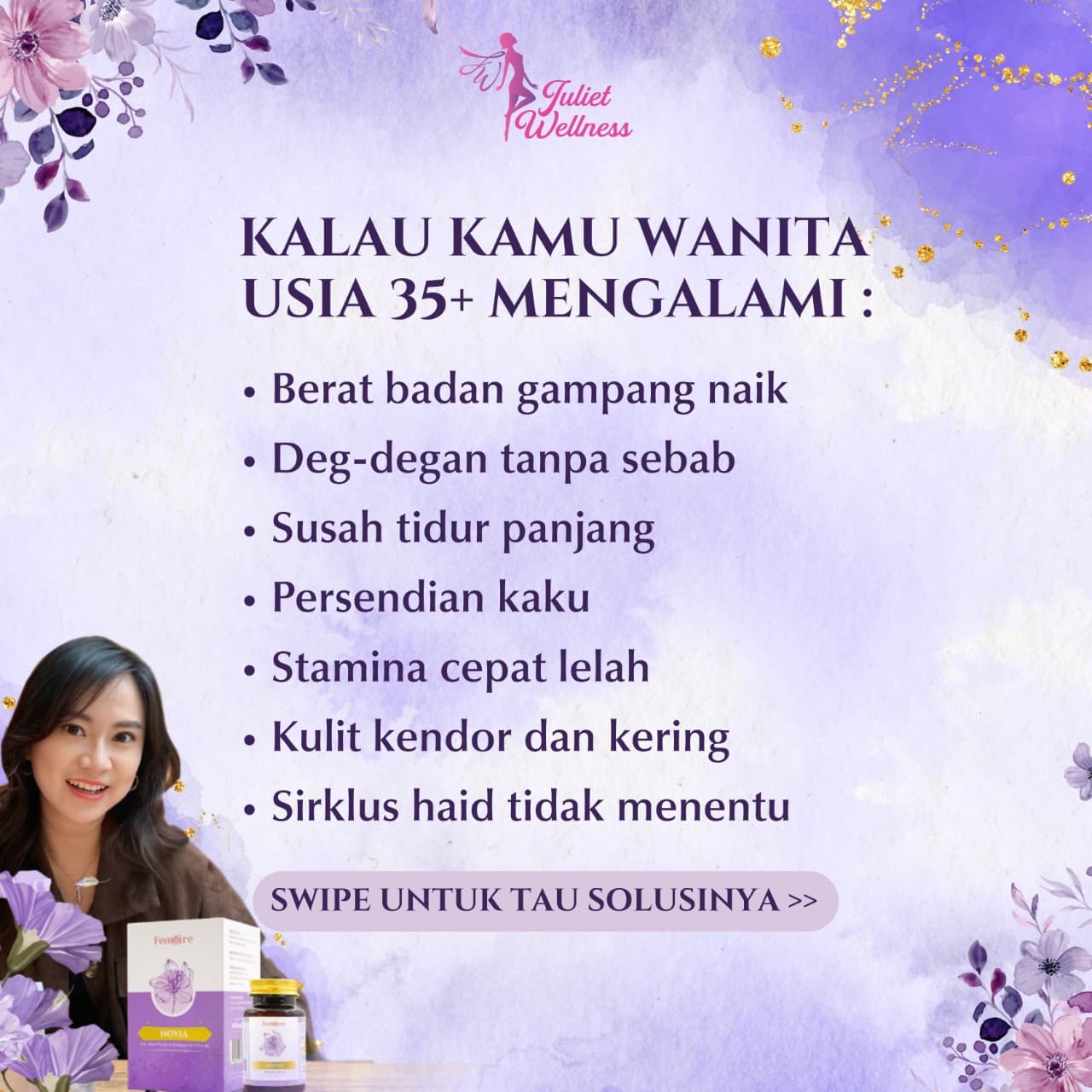 Juliet Wellness Facebook ad