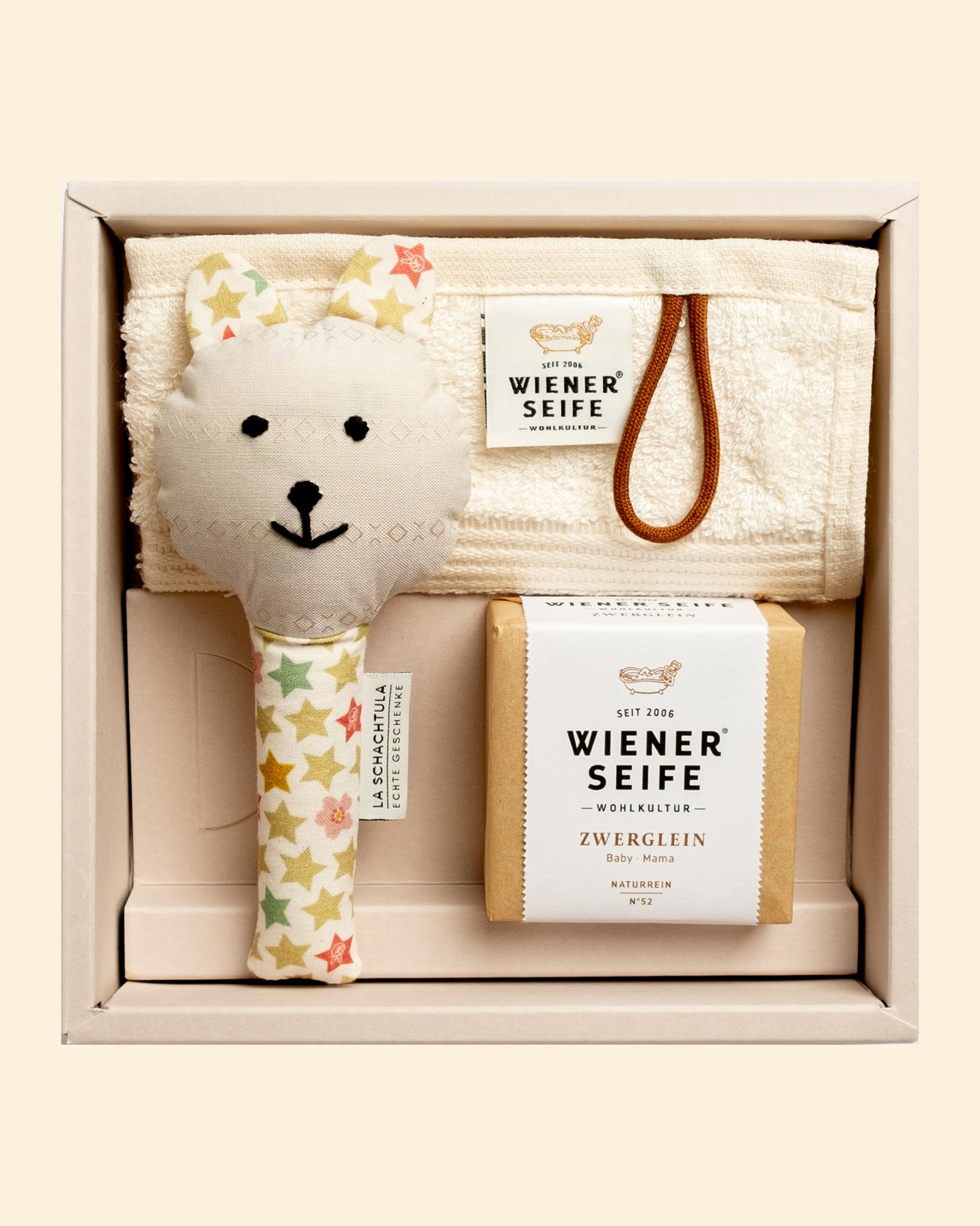 Wiener Seife Facebook ad: Willkommen, kleines Wunder.