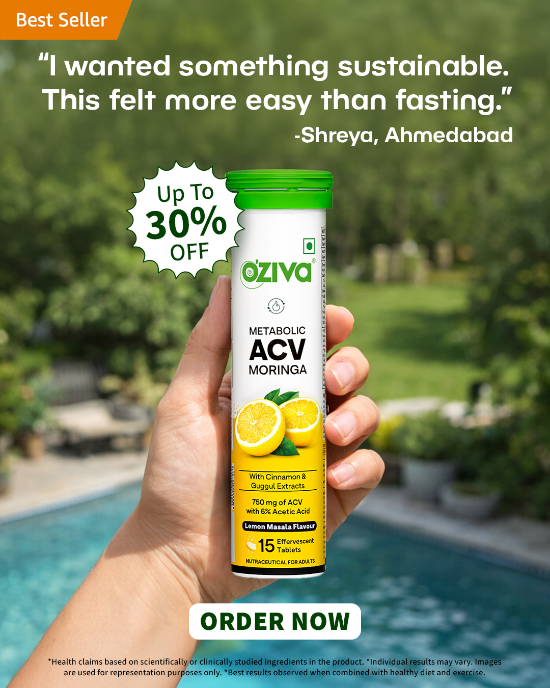 OZiva Facebook ad
