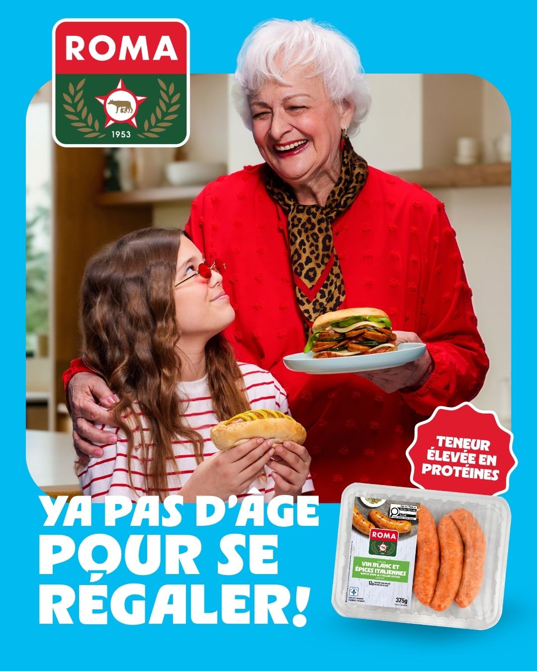 Aliments Roma Foods Facebook ad: Roma dans ton assiette