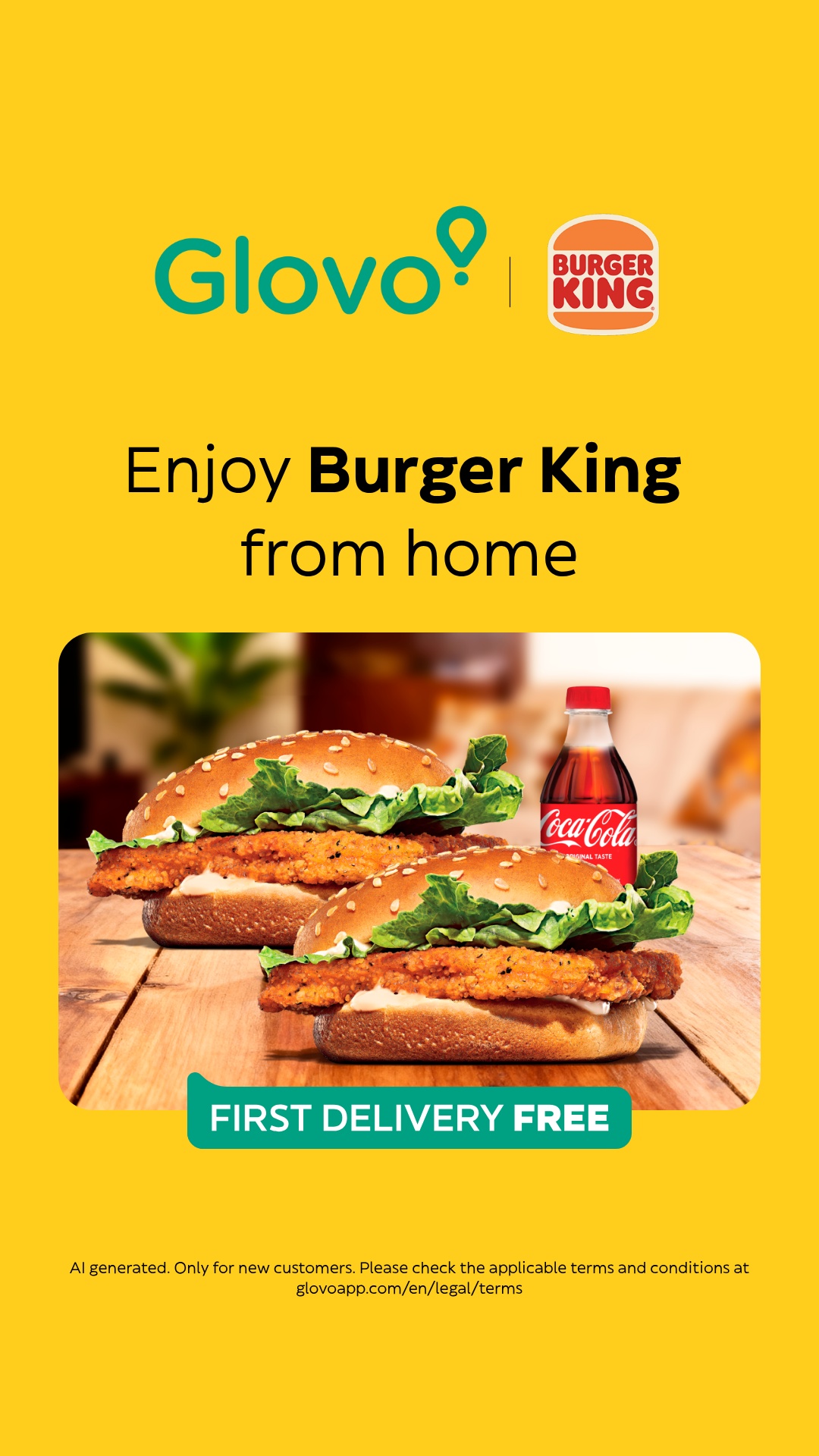 Glovo Facebook ad