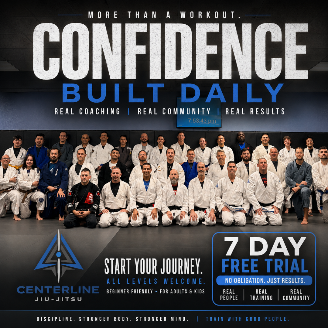 Centerline Jiu-jitsu Chandler Facebook ad: Free Jiu-Jitsu Class in Chandler
