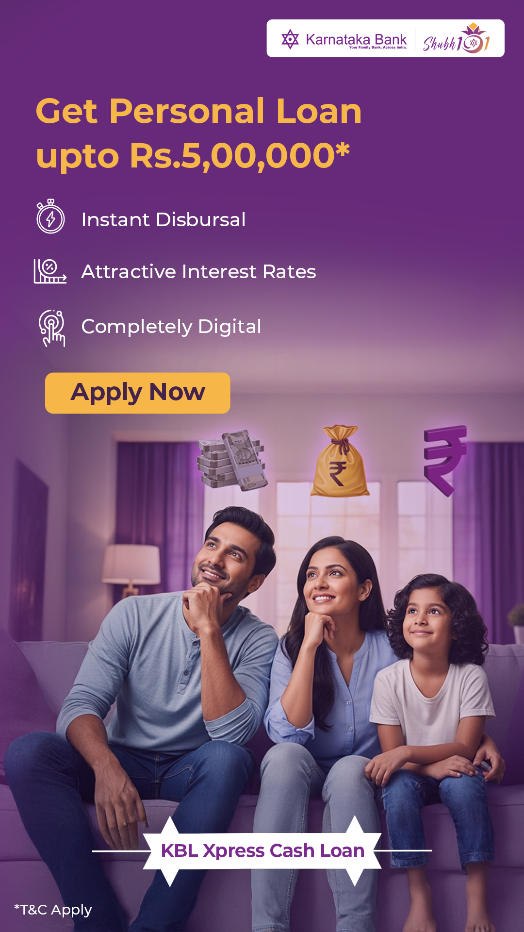 Karnataka Bank Facebook ad