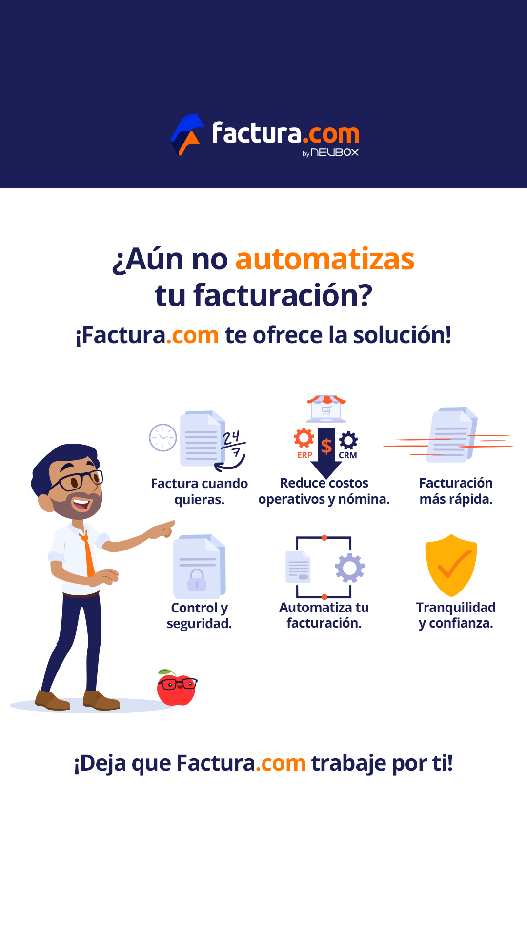 Factura.com Facebook ad from Nov 13, 2025