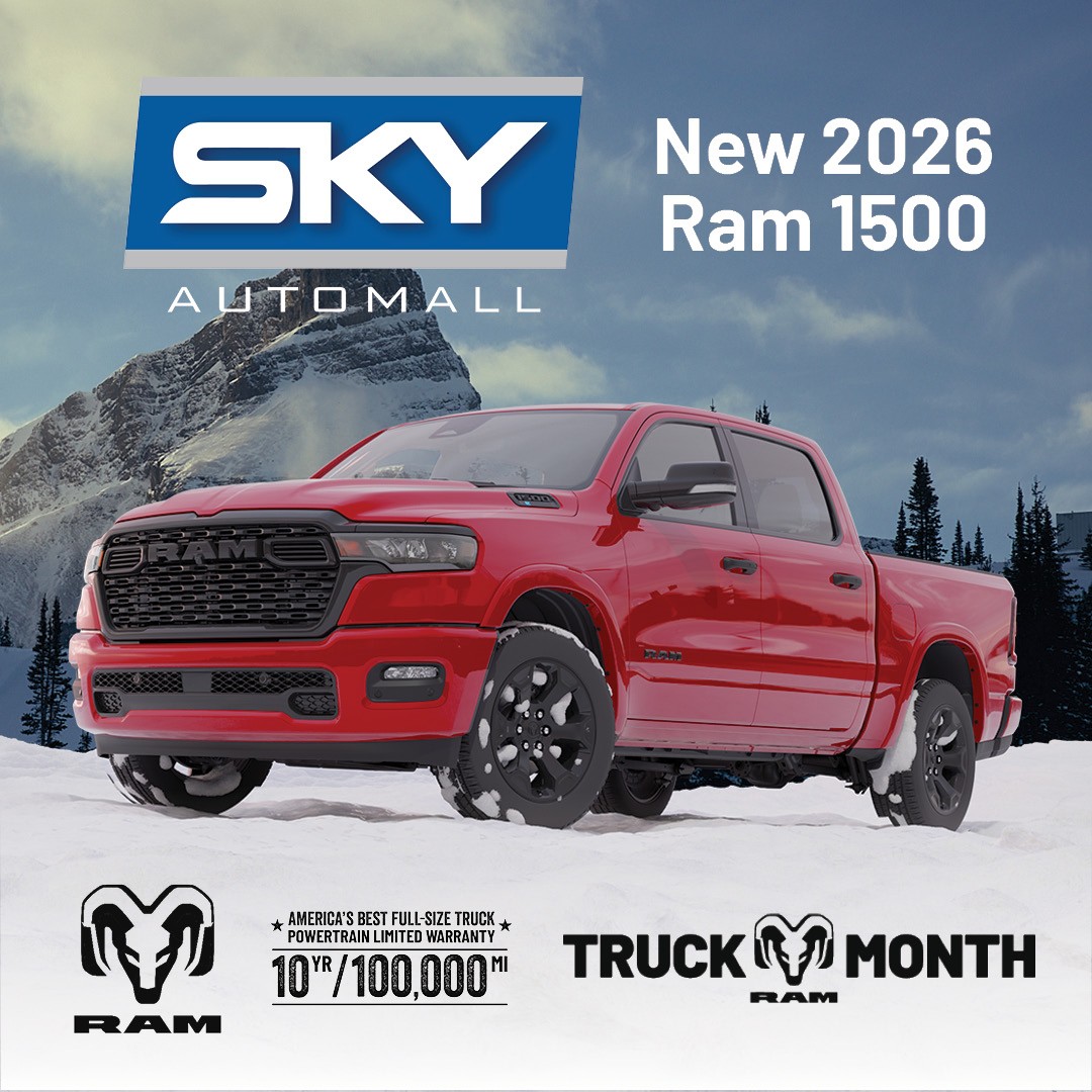 Sky Auto Mall Facebook ad: 𝐍𝐄𝐖 𝐘𝐄𝐀𝐑 𝐔𝐏𝐒𝐈𝐃𝐄 𝐃𝐎𝐖𝐍 & 𝐏𝐀𝐘𝐎𝐅𝐅…
