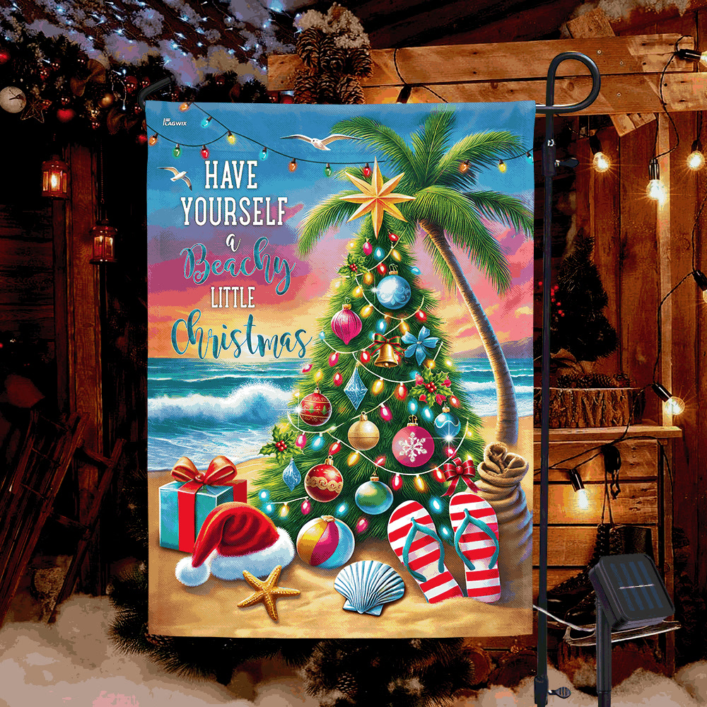 Unique Flags Facebook ad: Have Yourself A Beachy Little Christmas