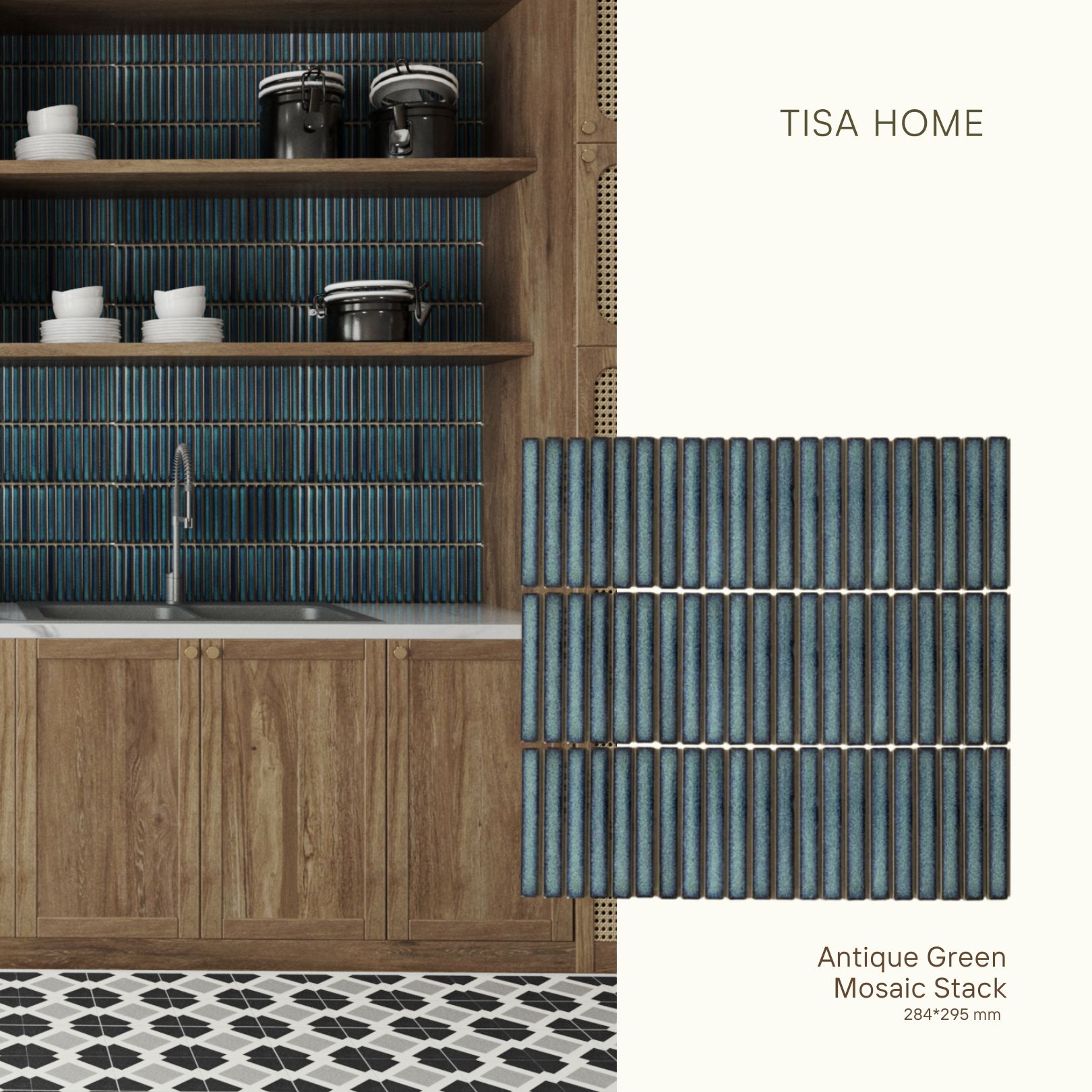 Tisa Home Facebook ad: Kit Kat Tiles In Stock
