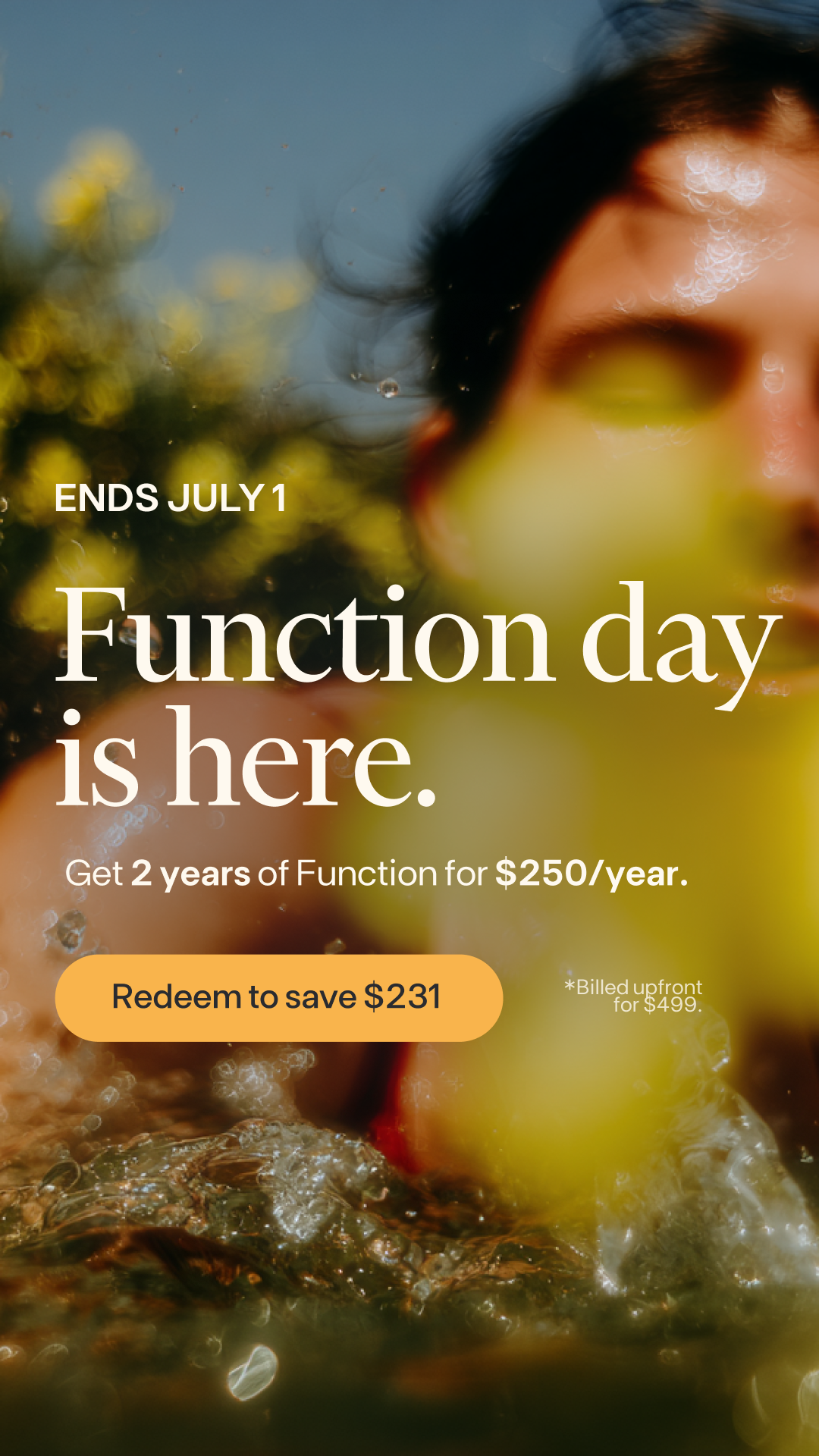 Function Health Facebook ad