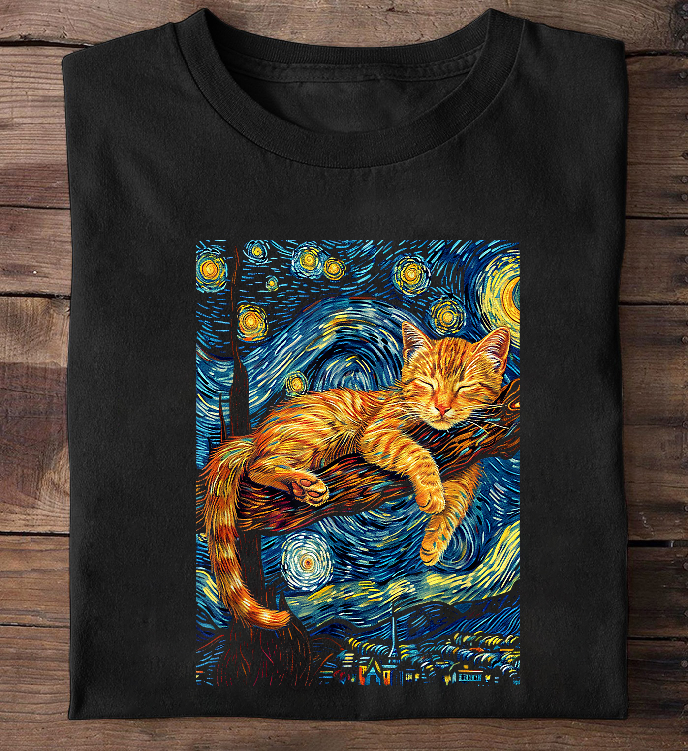 Van Gogh Road Trip Facebook ad: Wear Van Gogh's art.