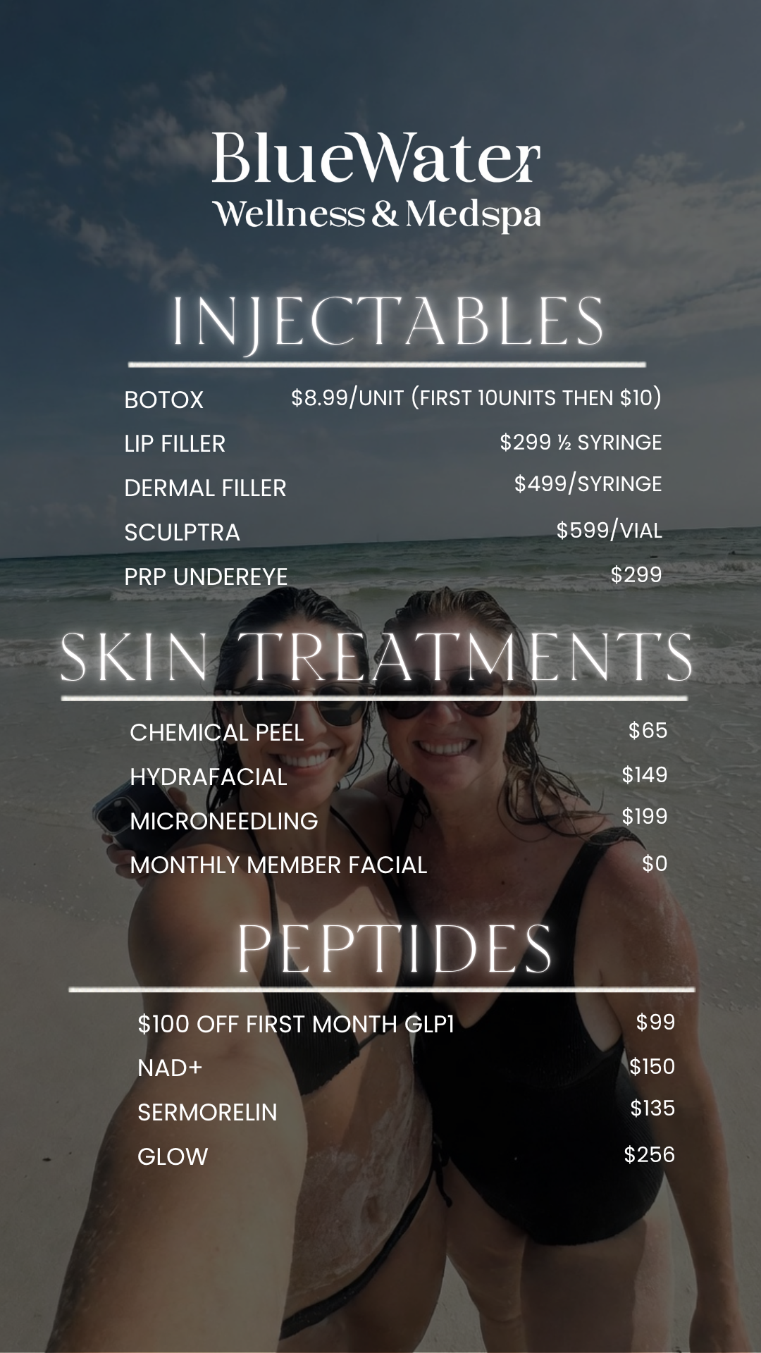 Bluewater Wellness Center Facebook ad