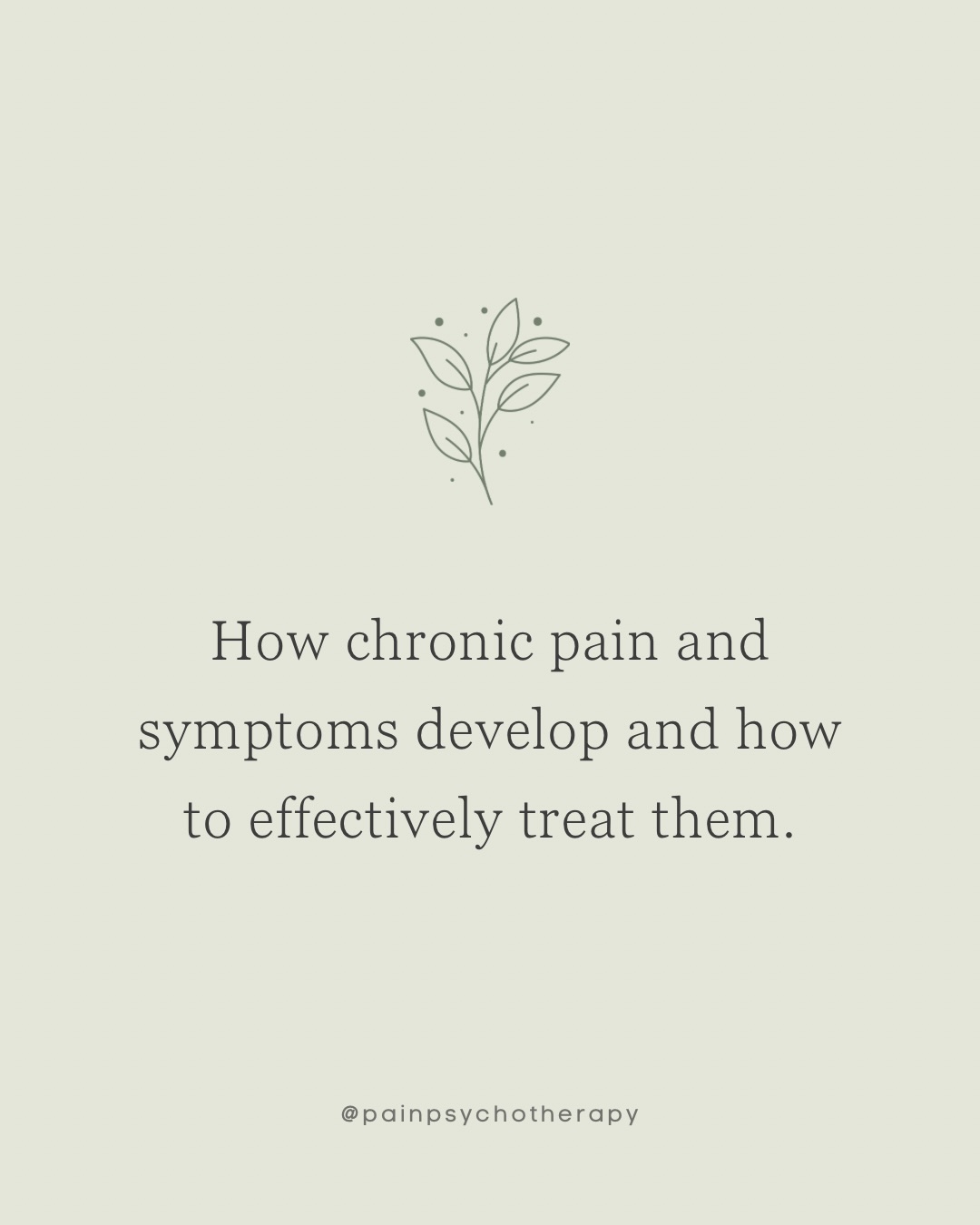 Pain Psychotherapy Canada Inc. Facebook ad