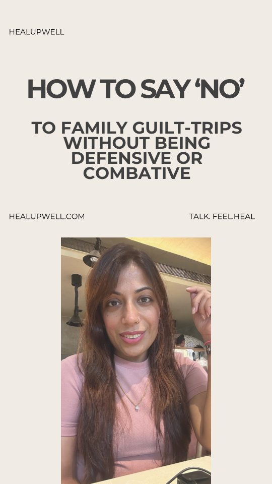healupwell Facebook ad: Setting boundaries with loved ones can be challenging…