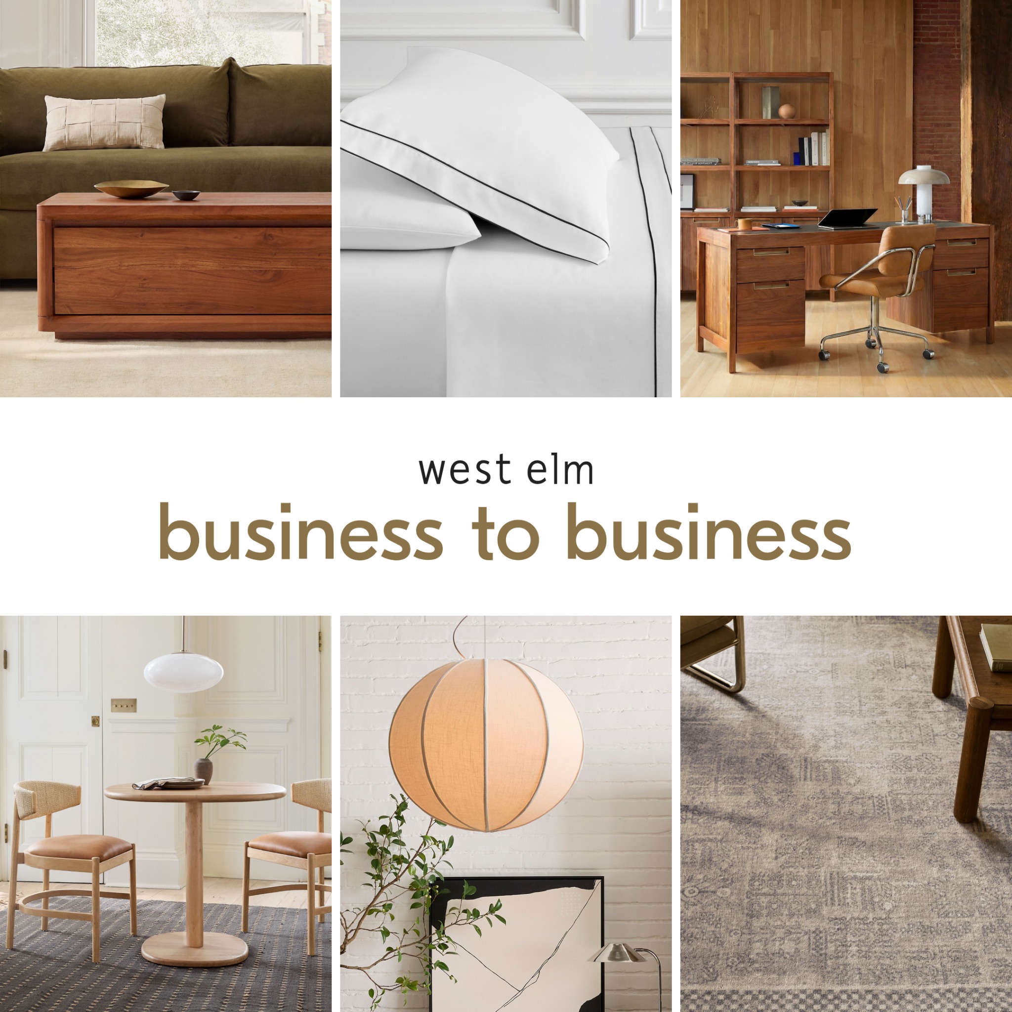 West Elm Facebook ad: Timeless design, built to last.
