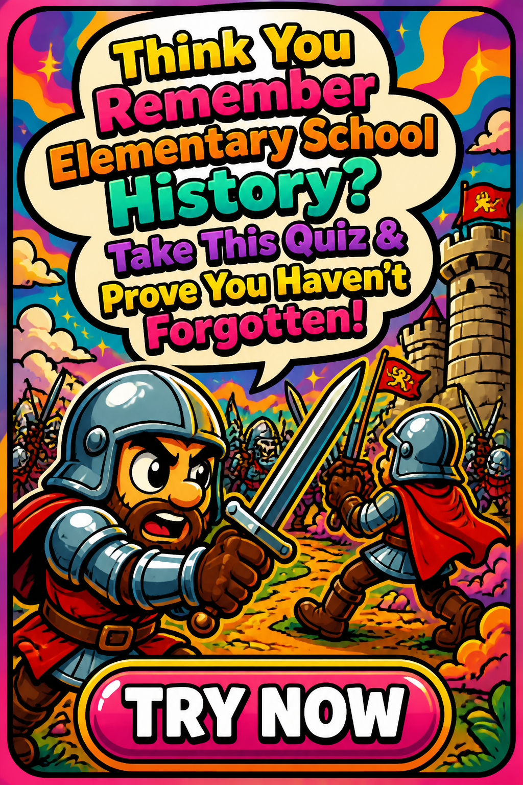 QuizGriz History Facebook ad