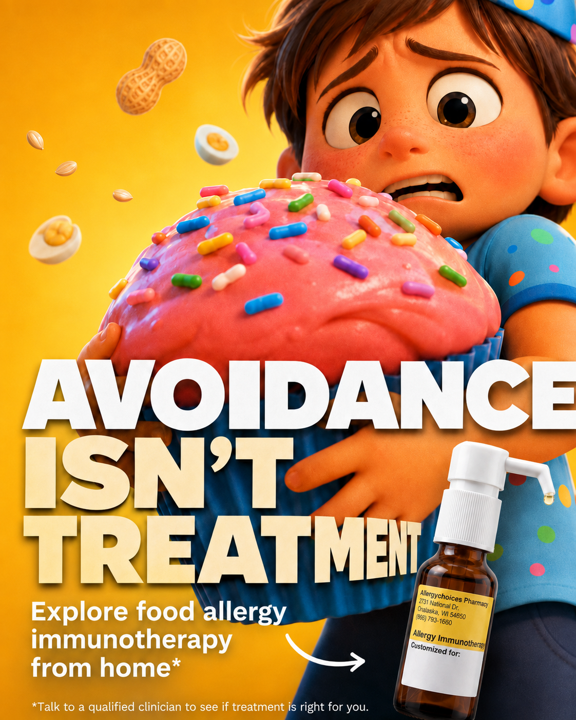 Curex Allergy Facebook ad