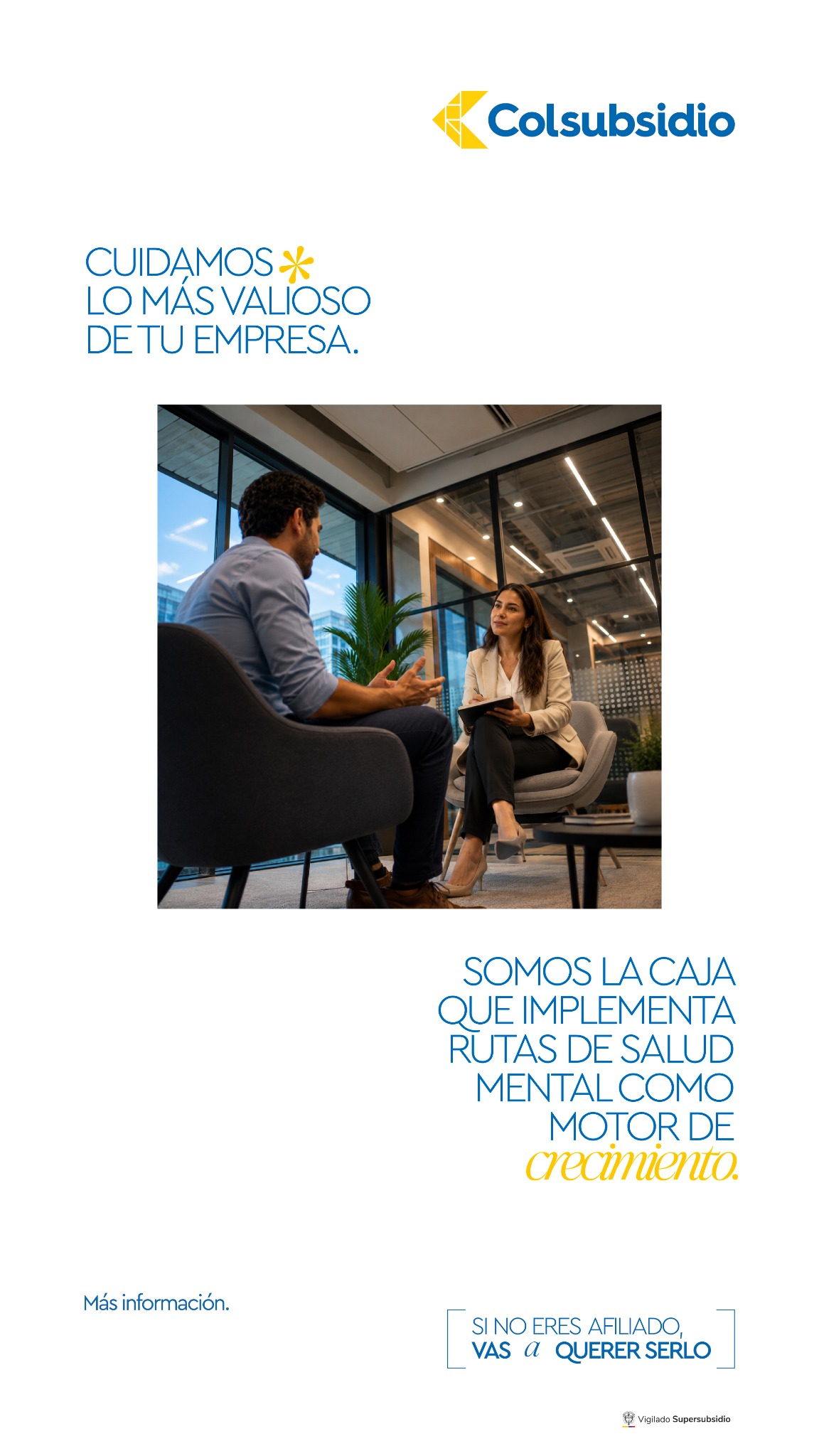 Colsubsidio Facebook ad: Elige a Colsubsidio para brindarle a tu equipo más…