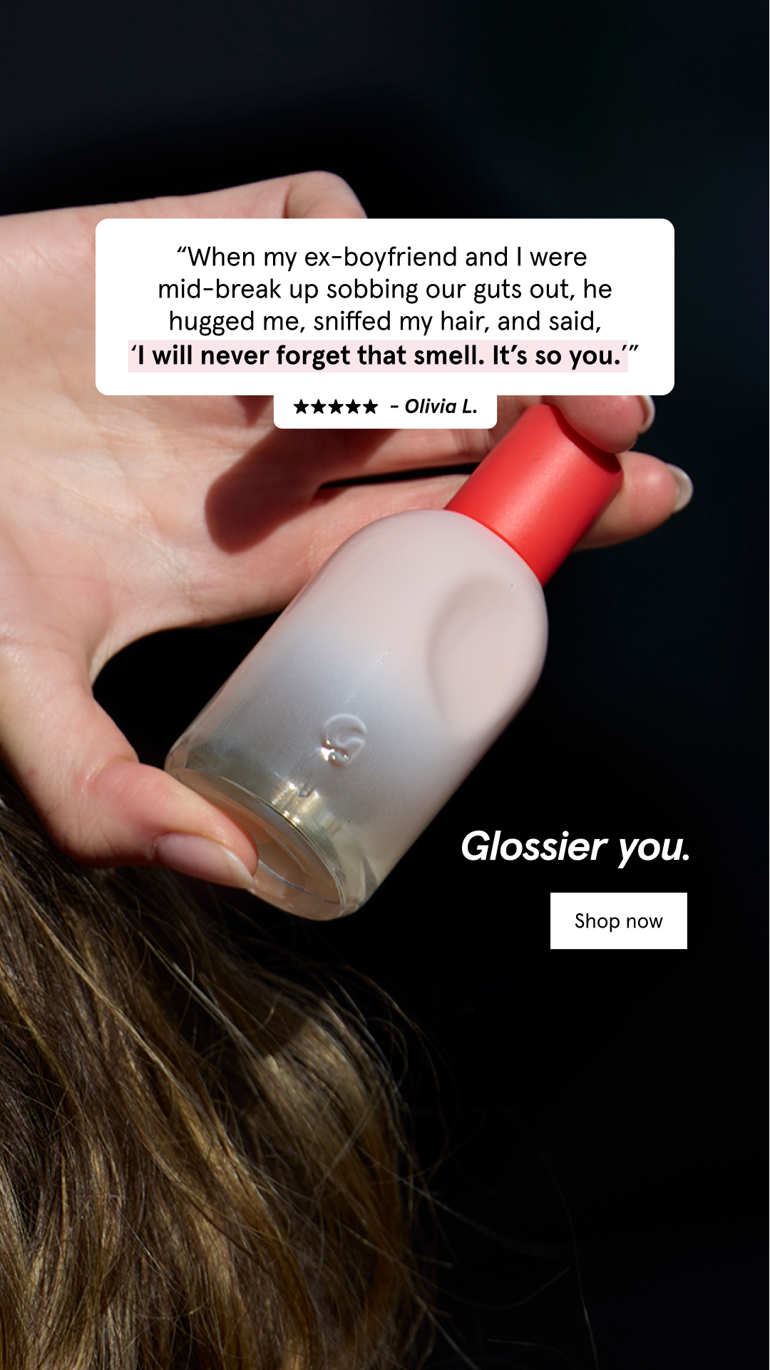 Glossier Facebook ad