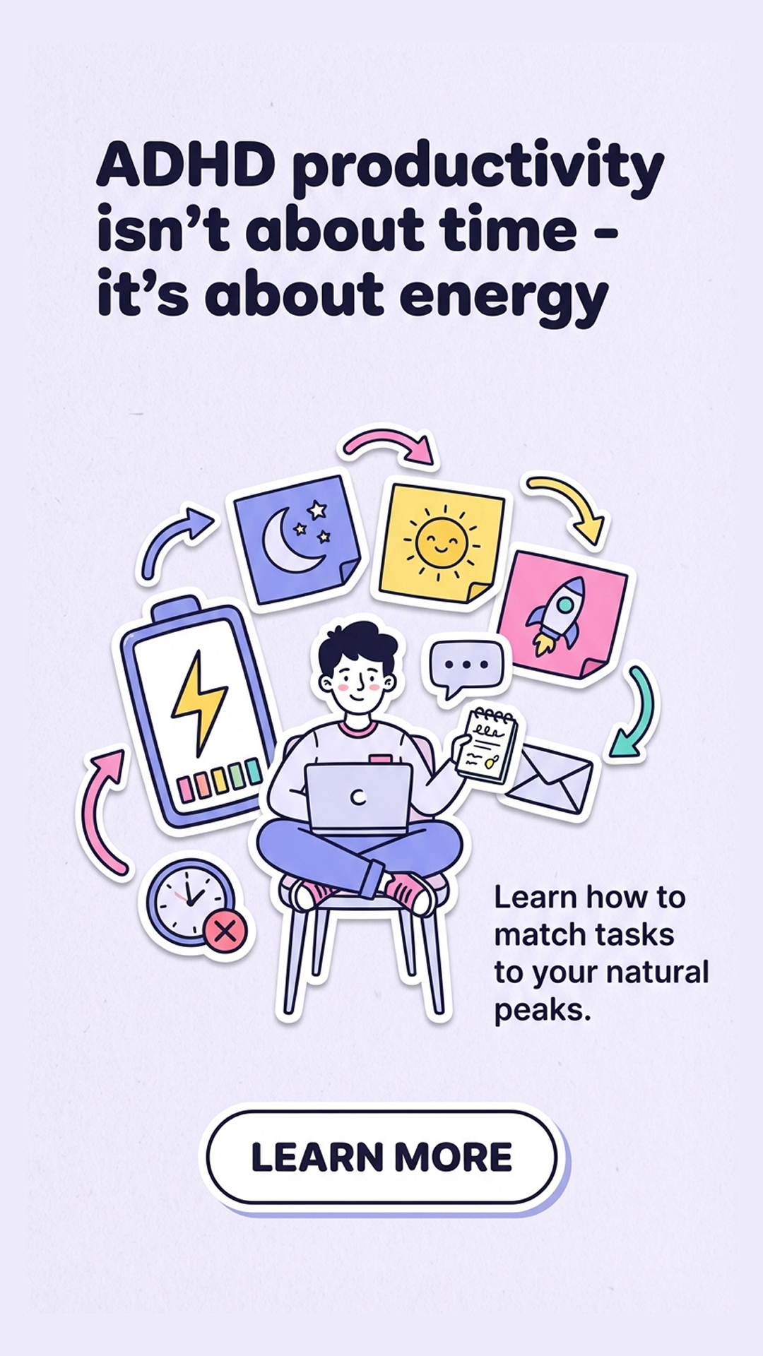 Rewire your ADHD brain Facebook ad