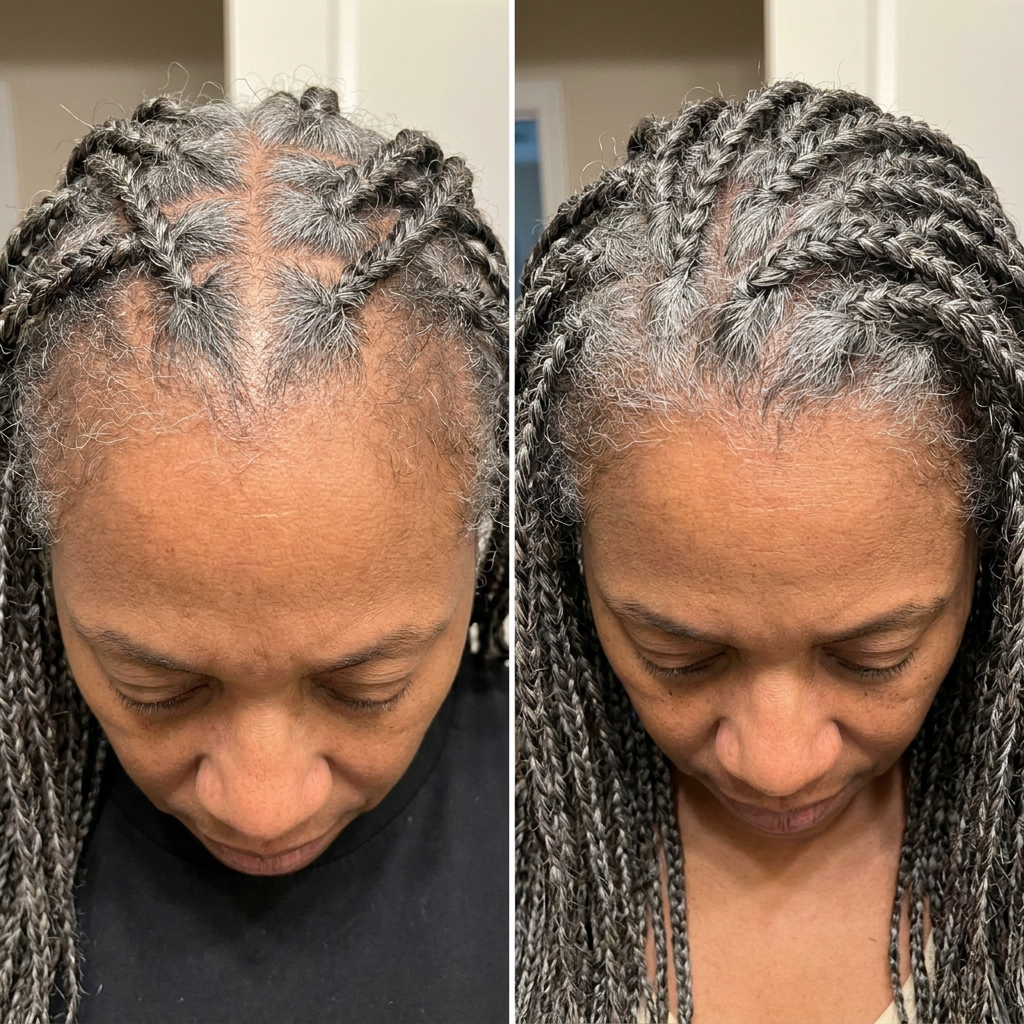 Keisha Thompson Facebook ad: Crown thinning after 50? Read this.