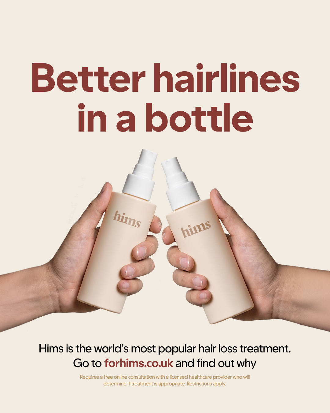 hims Facebook ad