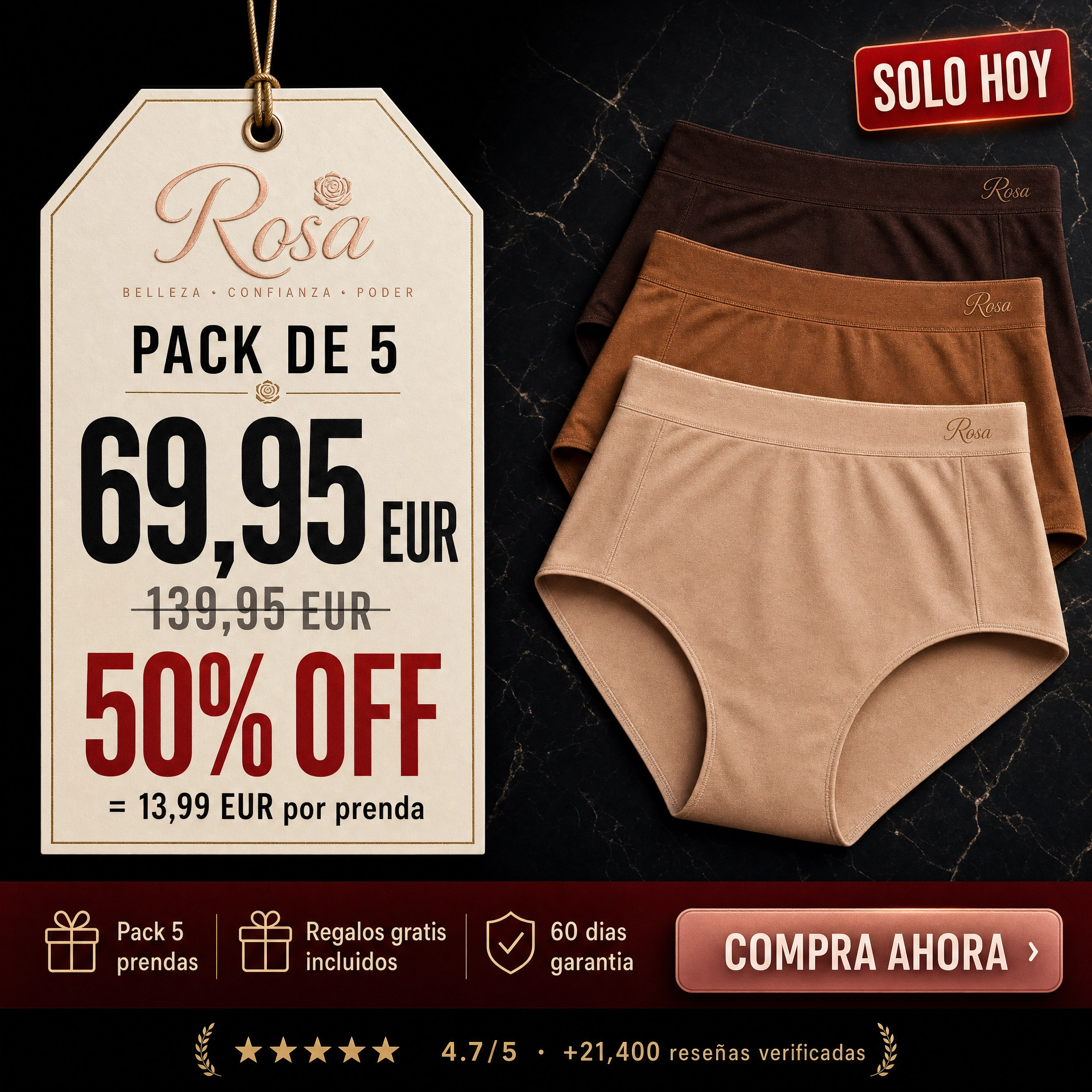 Lencería Rosa Facebook ad