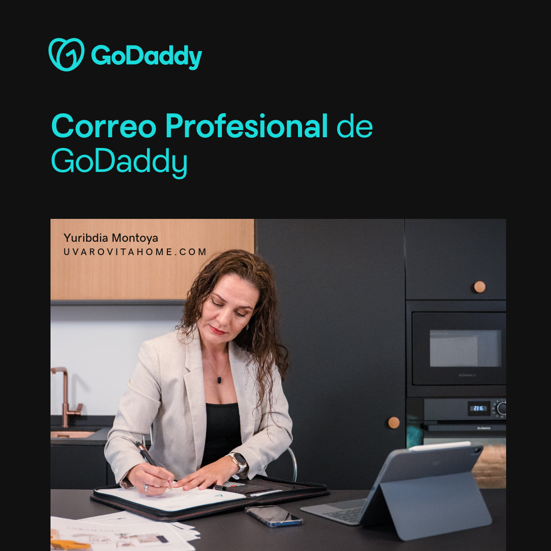 GoDaddy España Facebook ad: El correo de GoDaddy le da a tu…