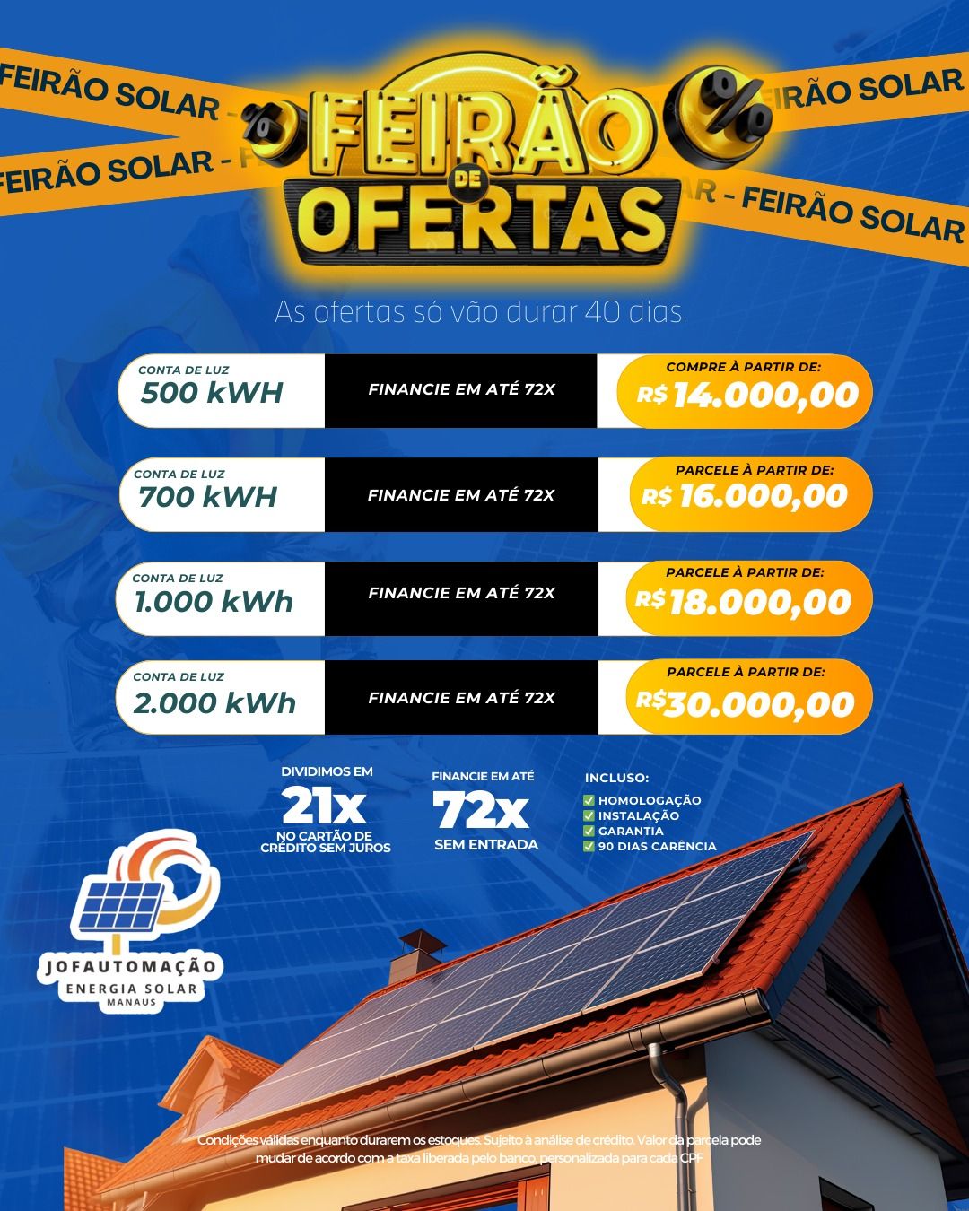 Energia Solar em Manaus Facebook ad